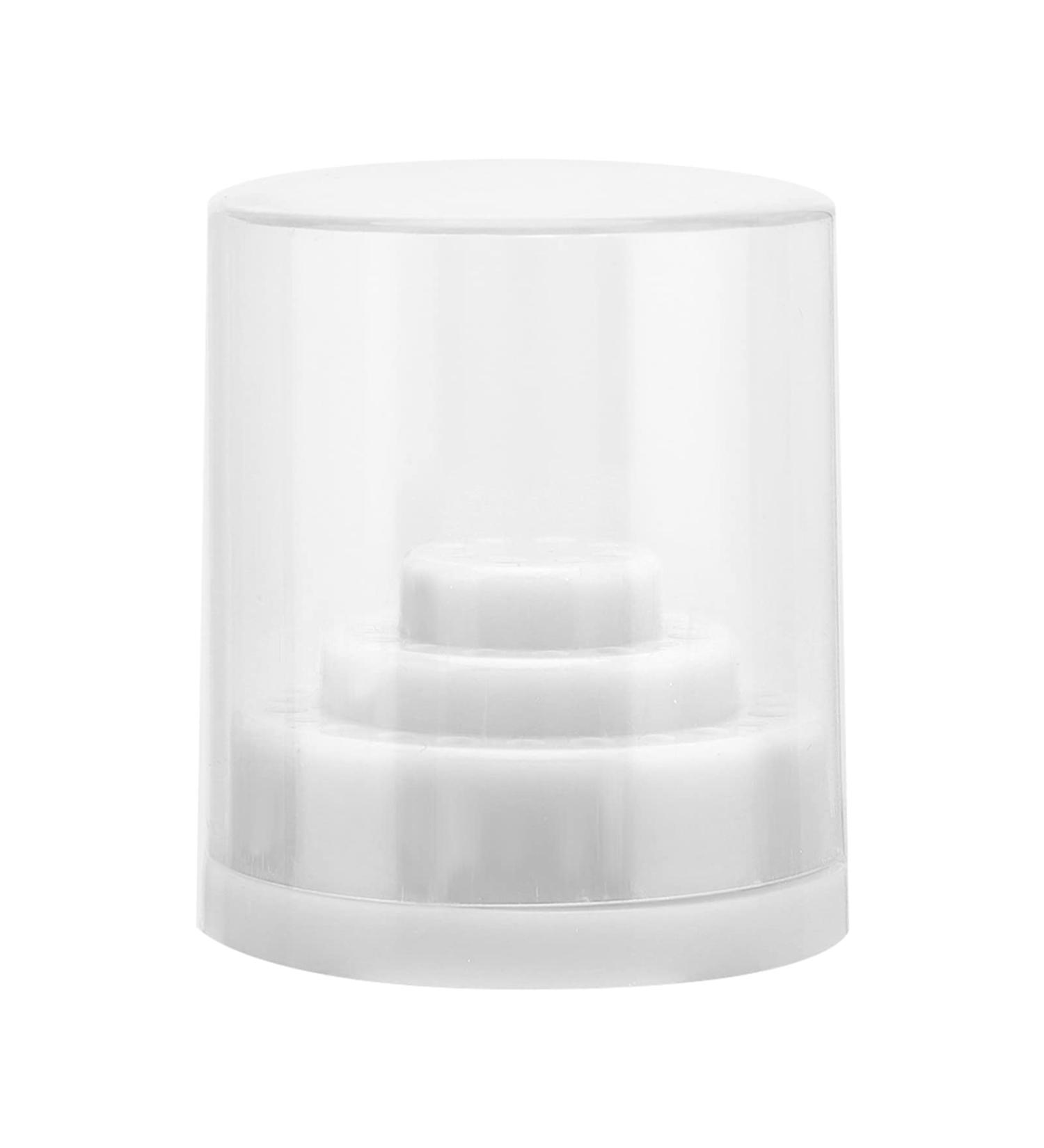 Good Insulation Nail Drill Container - White Nail Drill Case for Beauty Salons & Home Manicure - International Shipping Available - Buy Online on GoSupps.com