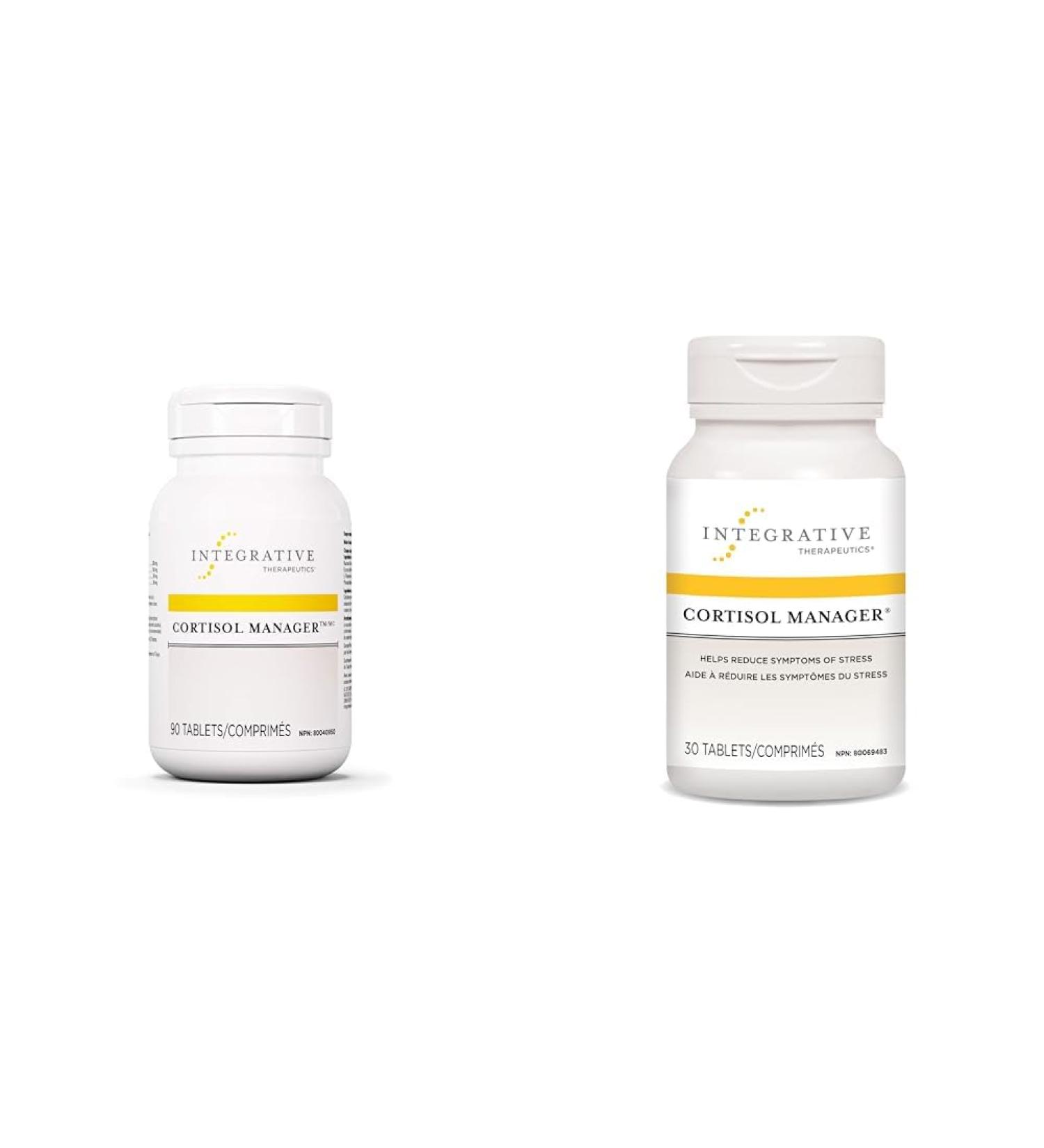 Cortisol Manager - Integrative Therapeutics Stress and Sleep Support Supplement Bundle | Ashwagandha Magnolia and L-Theanine - Buy Online on GoSupps.com