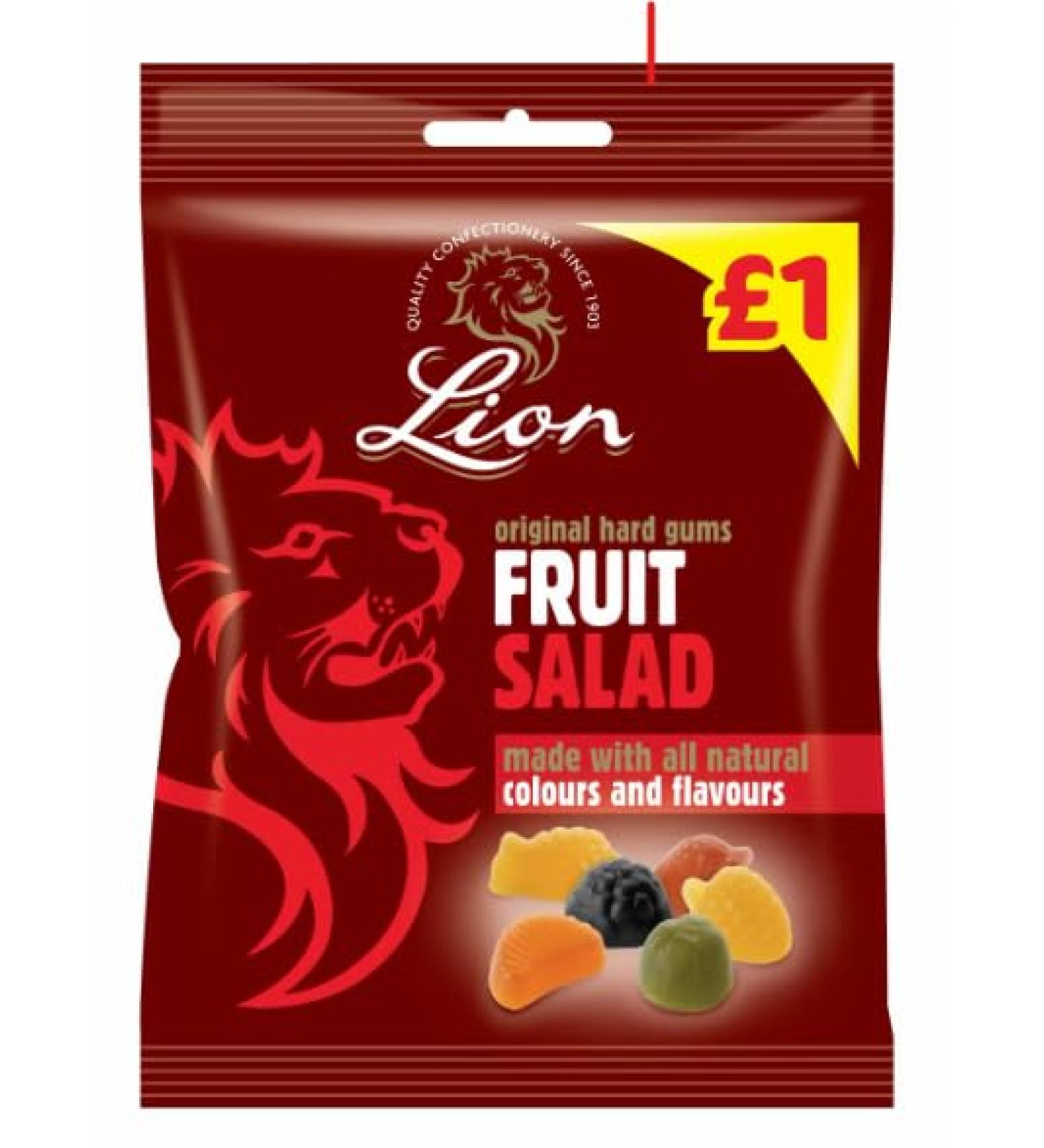 Ellies Jellies Lion Fruit Salad Bags 150g 1 PMP x1