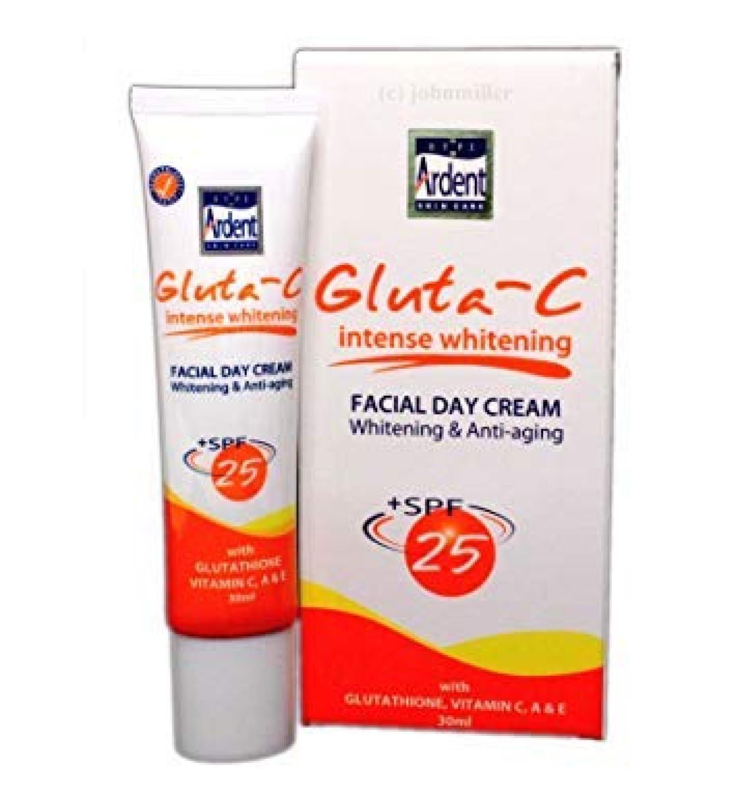 New GLUTAC Intense WITENING FACIAL DAY CREAM MET SPF 25 - Buy Online on GoSupps.com