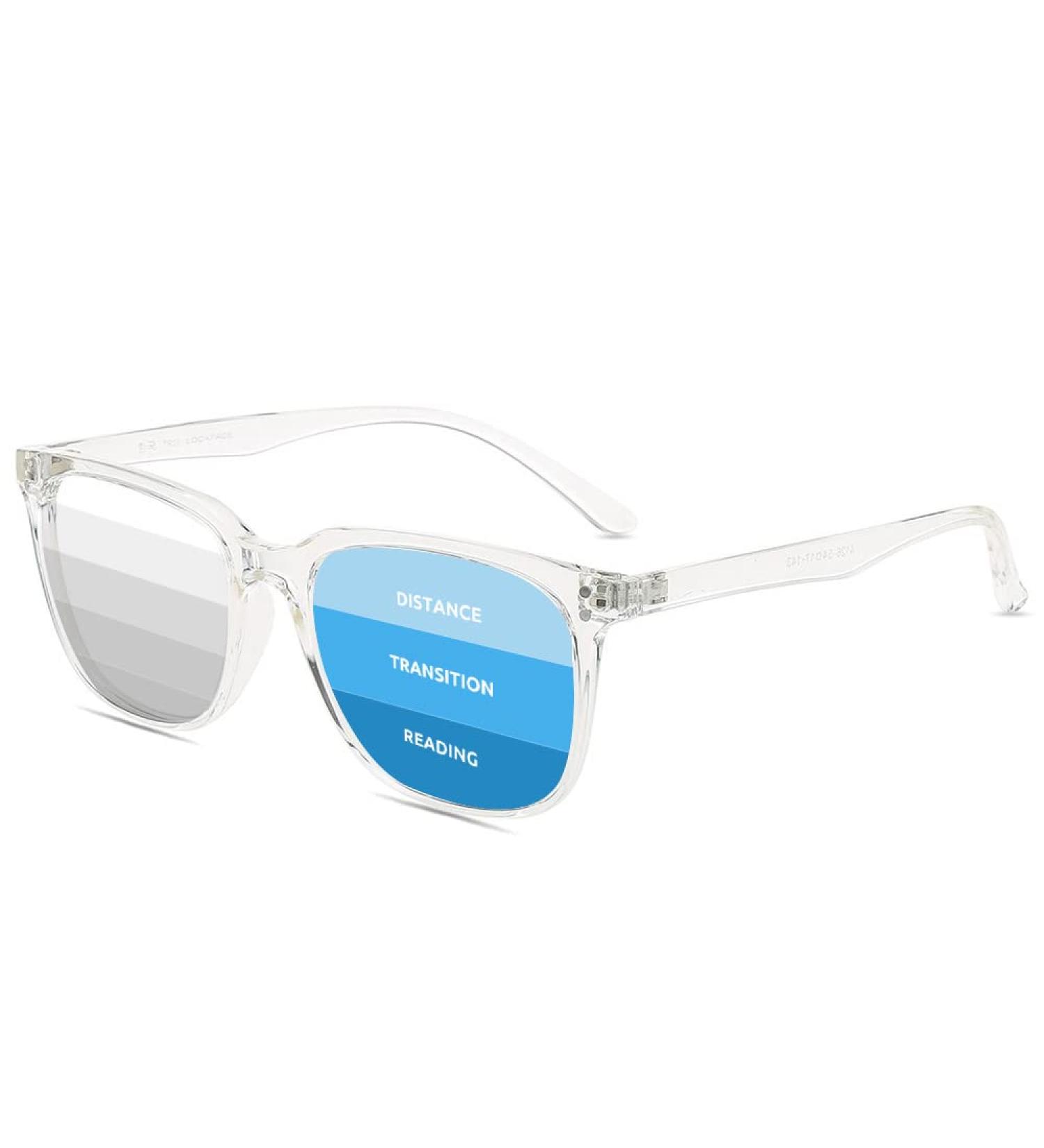 Shop Firmoo Photochrome Sunglasses - Progressive Multifocal Reading Glasses for Men & Women - Anti Blue Light Filter & Eye Protection - Buy Online on GoSupps.com
