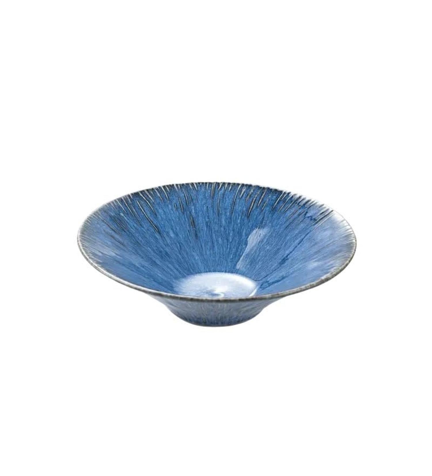 Dessert Dishes Ceramic Plates Nordic Blue Ceramic Dinner Plate Restaurant Pasta Steak Plates Home Fruit Salad Bowl Cake Dessert Plates Kitchen Utensils Salad Plates(A 9.5inch) (C 7.5inch One Size) - Buy Online on GoSupps.com