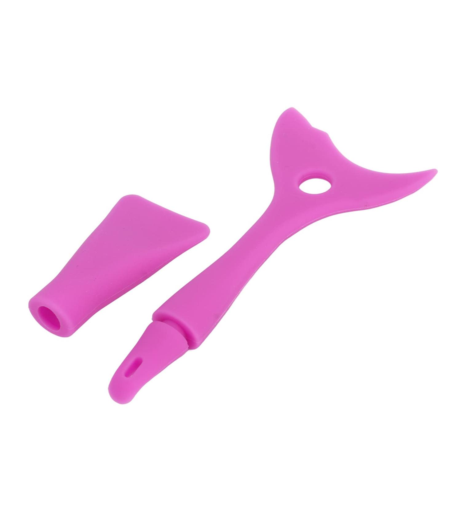 Silicone Winged Tip Soft Washable Detachable Reusable Silicone Eyeliner MultiFunction Flexible For Travel (Purple) - Buy Online on GoSupps.com
