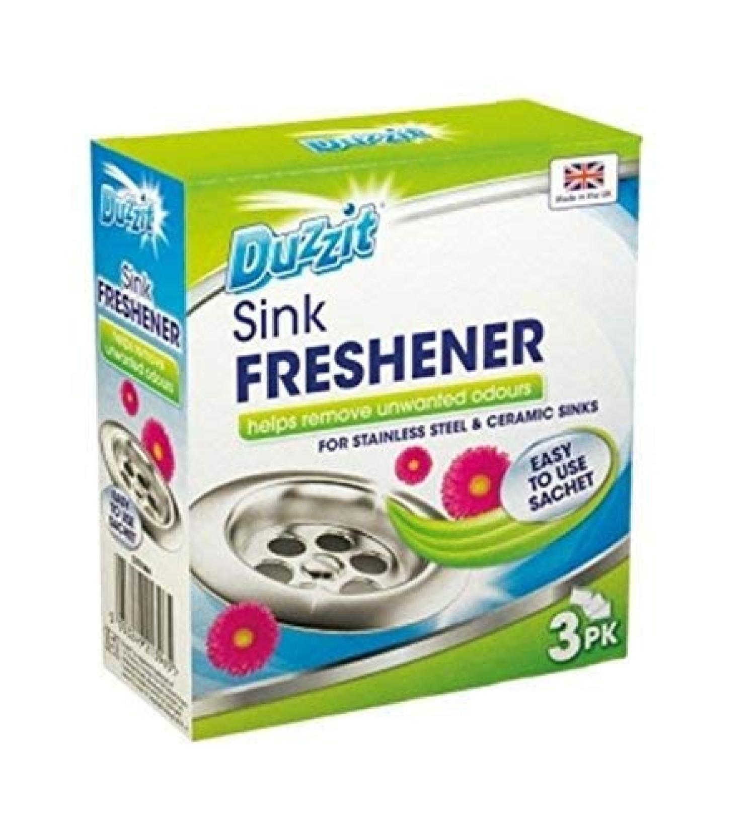 Duzzit Sink Freshener Helps Remove Unwanted Odours For Stainless Steel & Ceramic