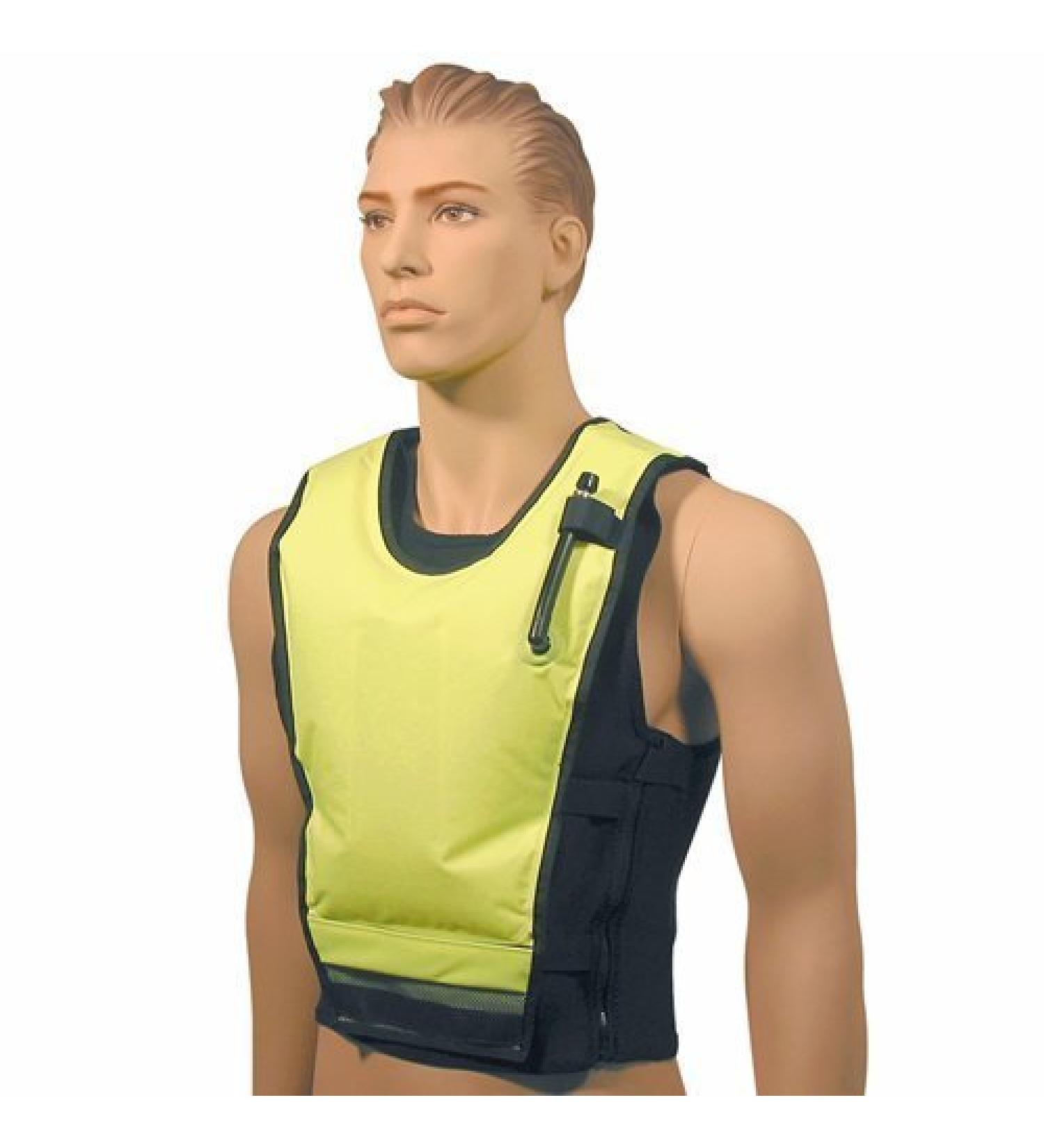 Scubapro Cruiser Snorkel Vest Adult for Men Women Inflatable Snorkeling Jacket for Snorkeling Diving Swimming Neon / Yellow X-Small