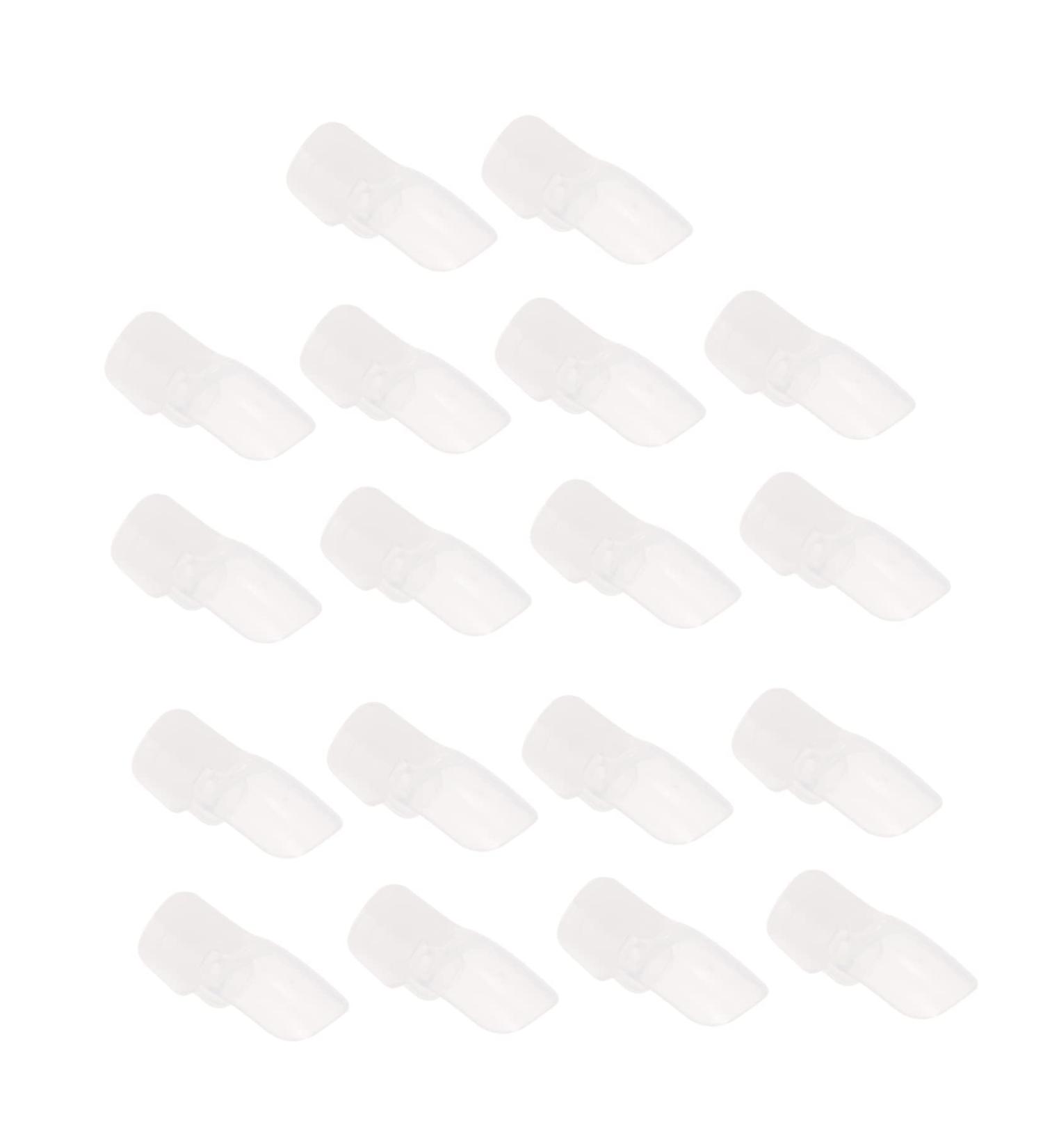 minkissy 20pcs Nail Case Nail Protector Gelt Spar Varnish Polish Remover Wrap Nail Varnish Tip Nail Art Tips Cover Shield Nail Polish Cover Manicure Polish Varnish Protector Nail Polish Tip 4x2cm As Shown - Buy Online on GoSupps.com