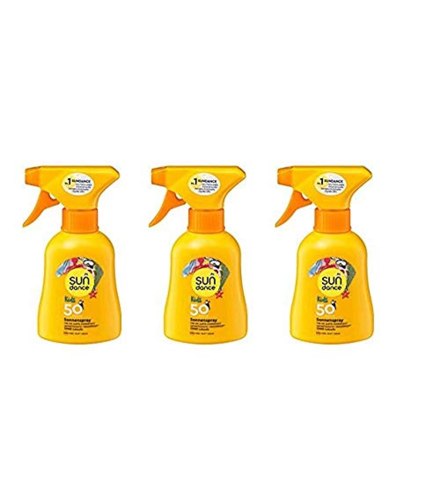 Buy 3x Sundance Sun Spray Kids SPF 50 - Waterproof & Vegan | 200ml | International Shipping - Buy Online on GoSupps.com