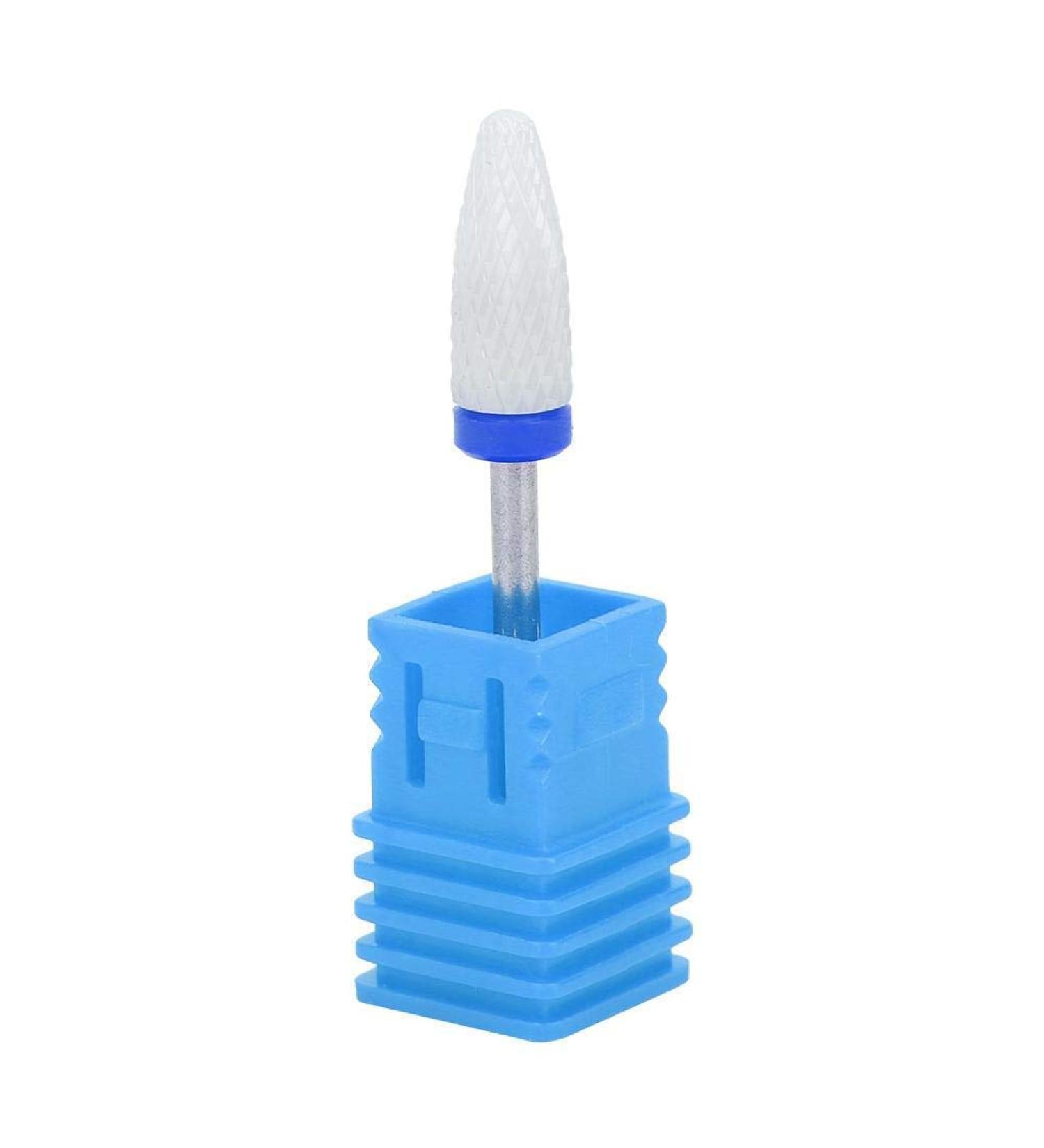 Ceramic Nail Drill Corn Head - Professional Grinding Head for Nail Polishing (Blue) | Best for eCommerce - Buy Online on GoSupps.com