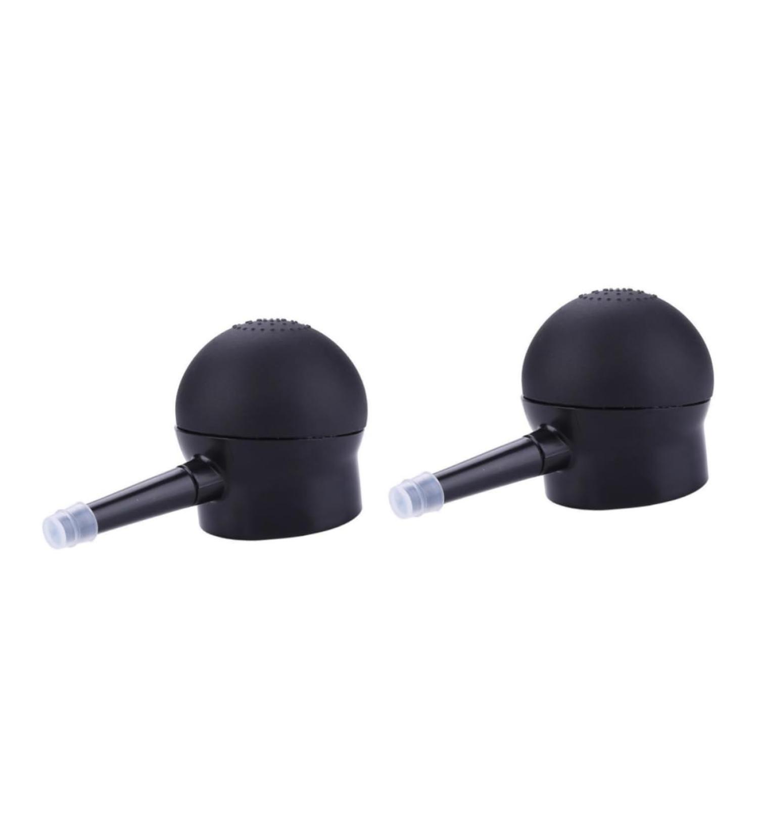 TOVINANNA 2 Pcs Silicone Nozzle Spray Applicator Pump Nozzle Hairdressing Sprayer Hair Solution Plastic Abs 8.4x5.3cmx2pcs Blackx2pcs - Buy Online on GoSupps.com