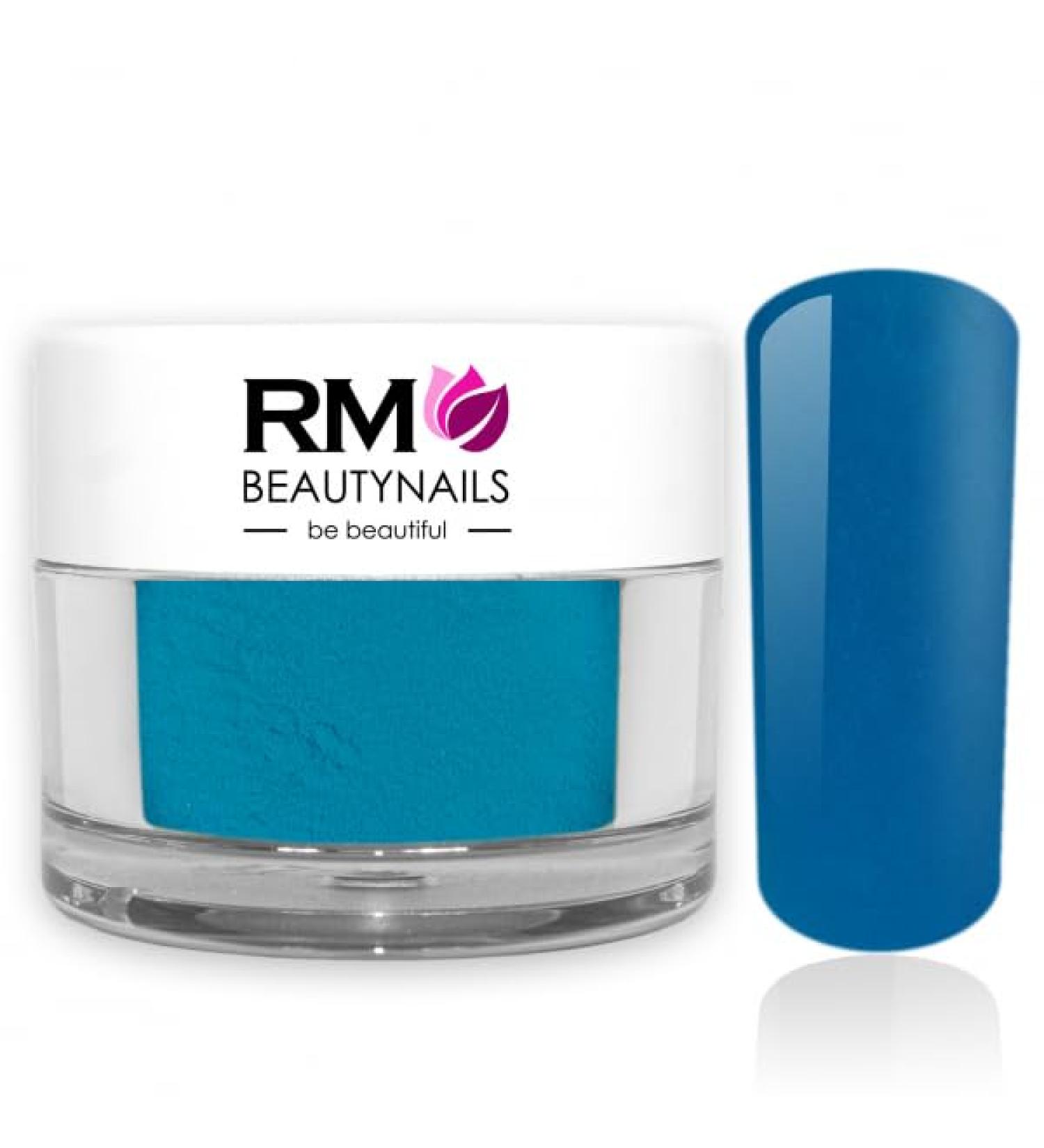 Acrylic Color Powder - Neon Blue Nail Design | RM Beautynails 10g - International Shipping Available - Buy Online on GoSupps.com