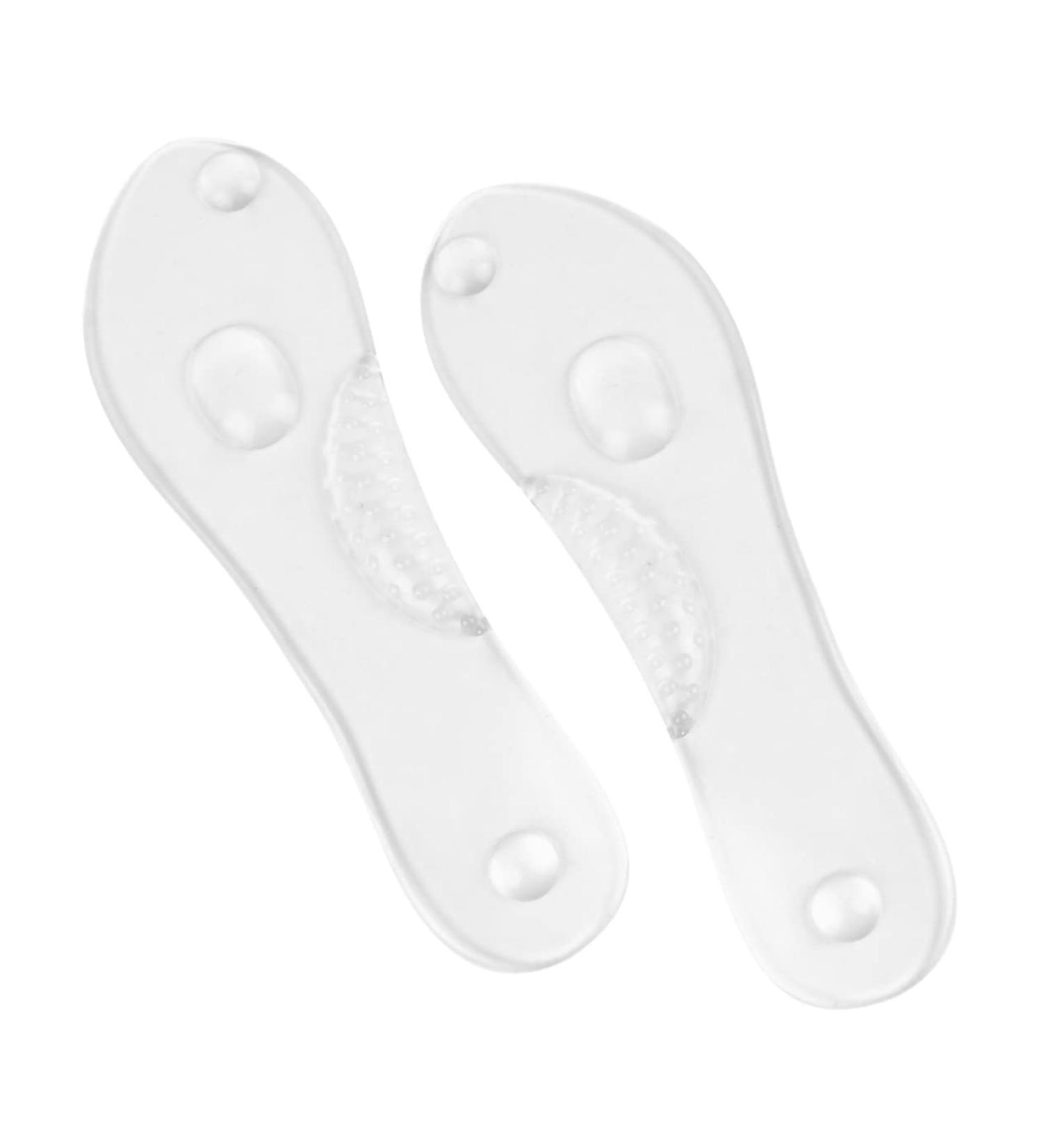 FOMIYES Arch Support Insoles - 2 Pairs Non-Slip Foot Care Cushions for Ladies | Transparent Comfort Shoe Inserts (22.2x7.1cm) - International Shipping Available - Buy Online on GoSupps.com