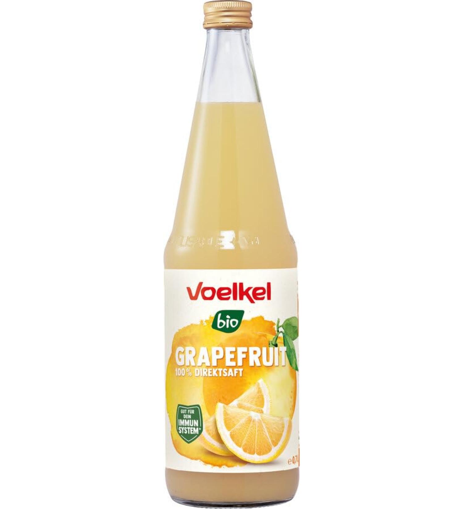 VOELKEL: Jus de pamplemousse 100 % direct 0,7 l avec consigne