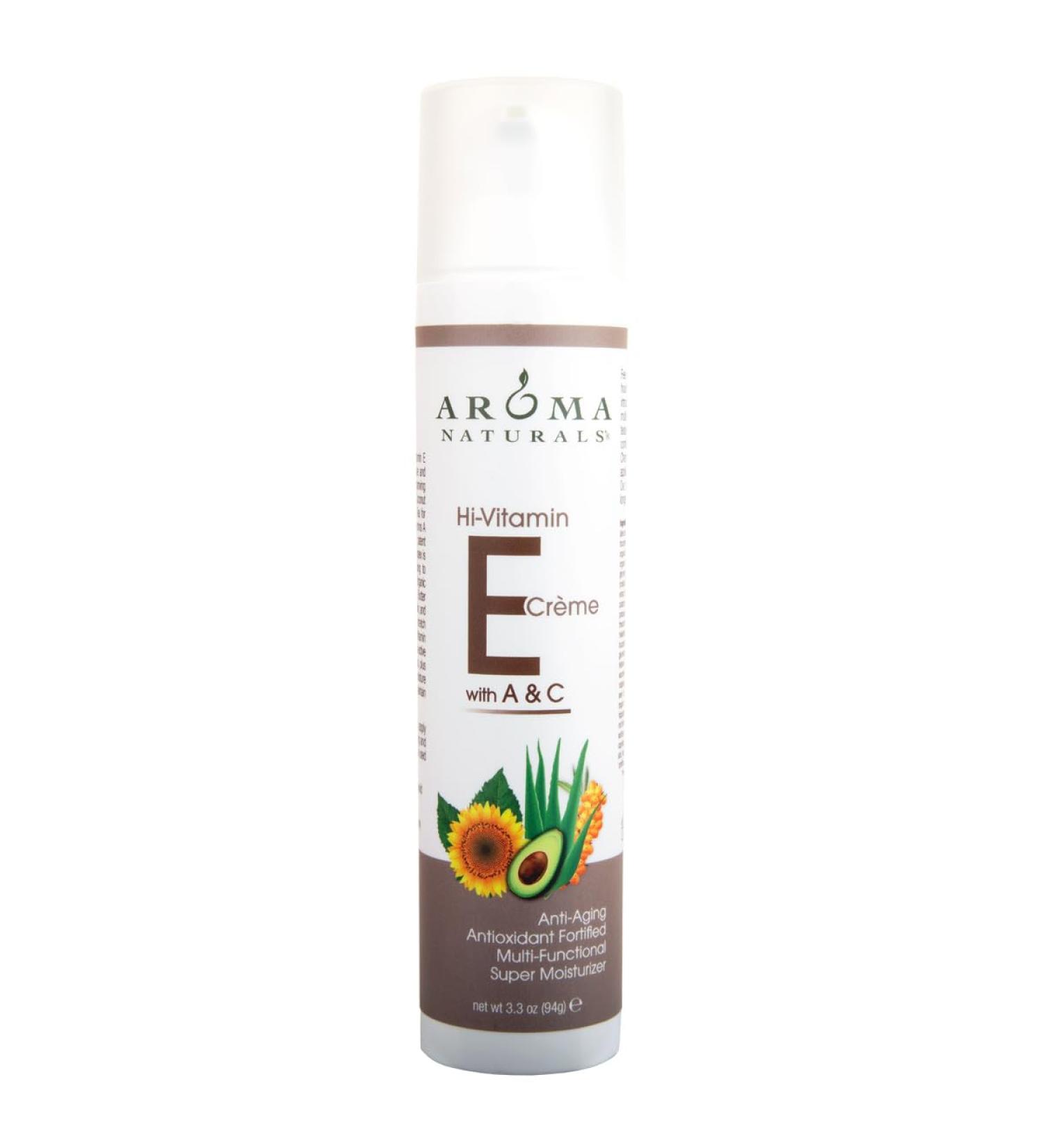 Aroma Naturals Vitamin E Creme 3.3 Ounce Vitamin E 3.3 Ounce (Pack of 1)