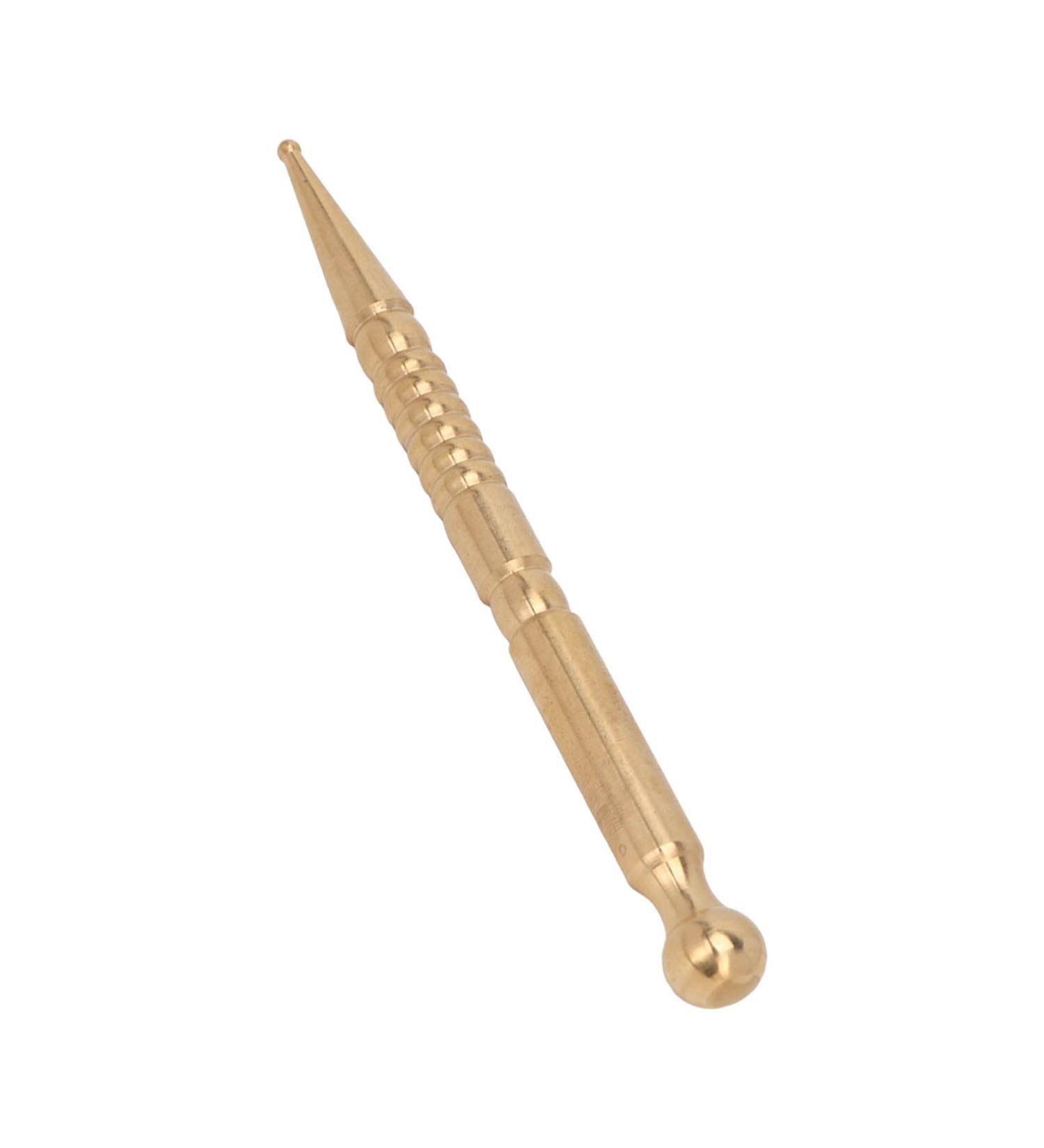 Brass Acupressure Staff - Facial & Body Relaxation Tool for Men & Women | Manual Acupuncture Pen & Deep Tissue Massage Device - Buy Online on GoSupps.com