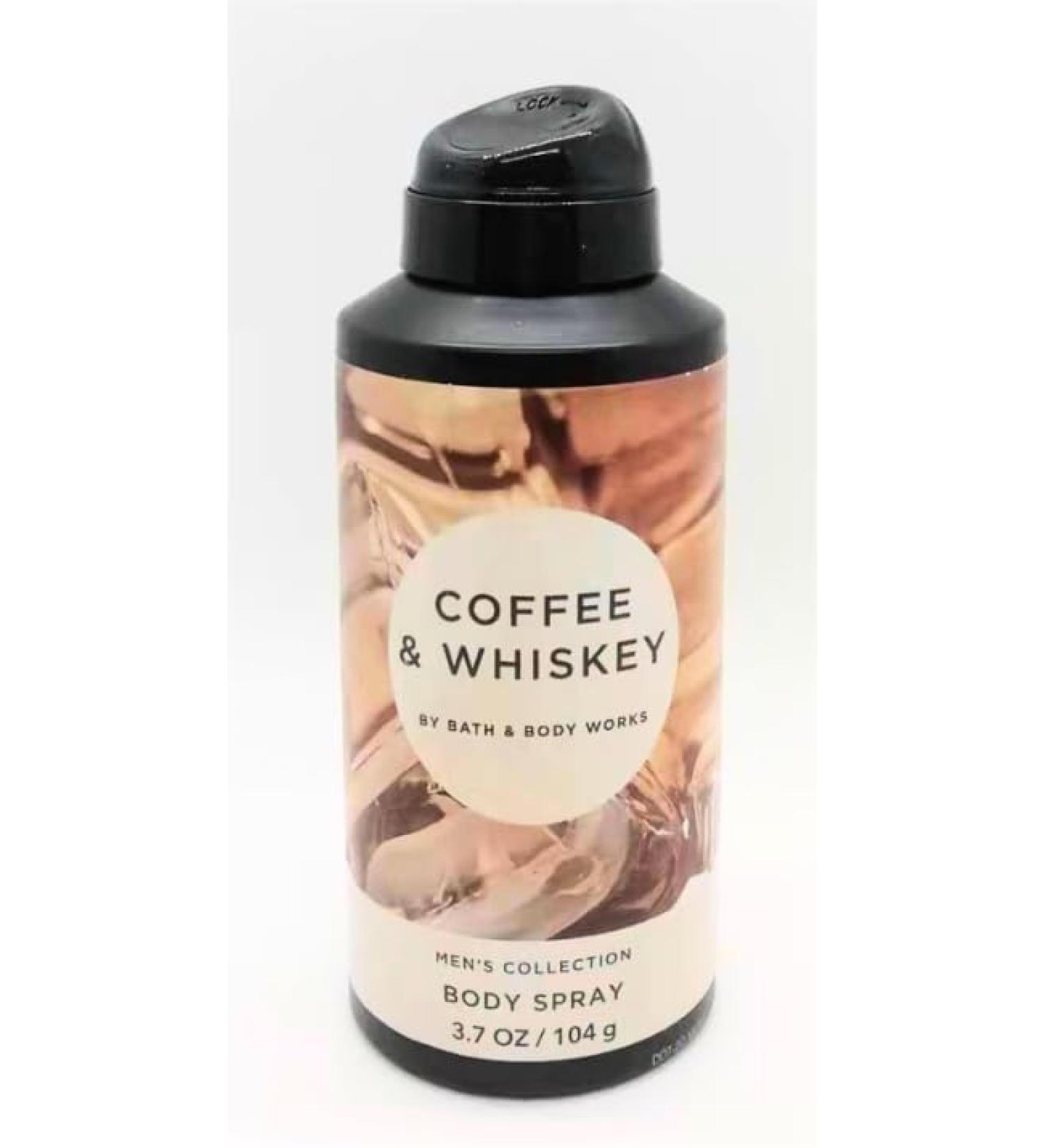 Bath + Body Works +Canyon Men's Deodorizing Body Spray 3.7 Fl Oz (Coffee Whiskey)