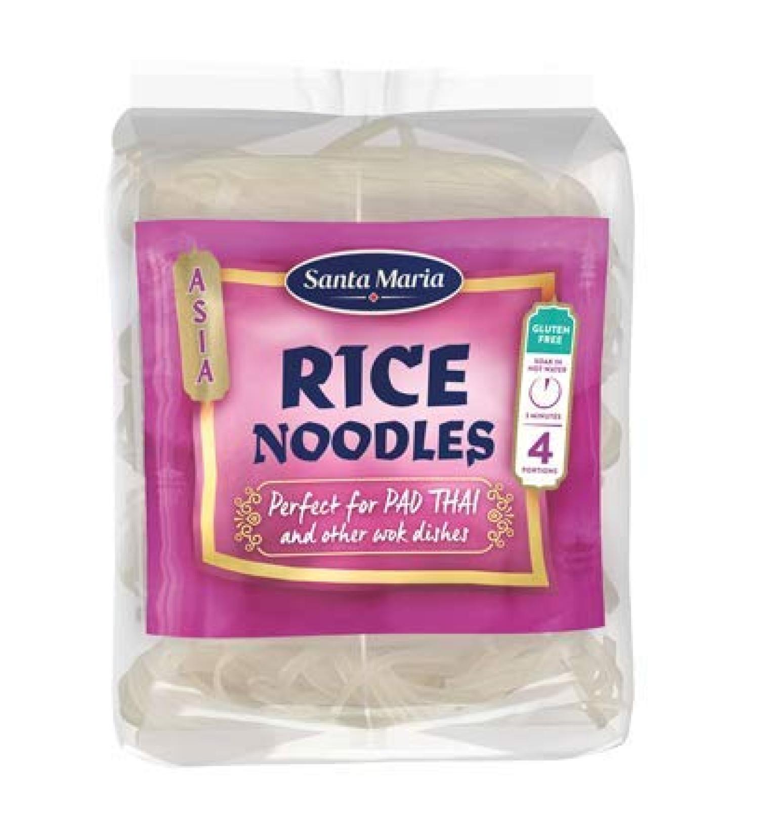 Santa Maria Rice Noodles for Pad Thai and Wok 4 Portions 180 g