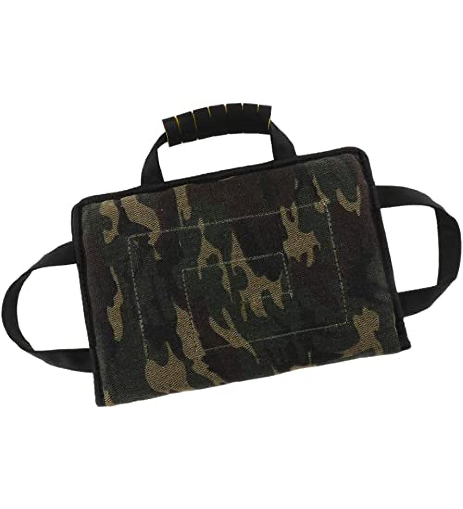 U/D Canvas Pet Dog Biye Pillow Dog Training Bite Tugs Arm Sleeve With 3 Handles (L) - Buy Online on GoSupps.com