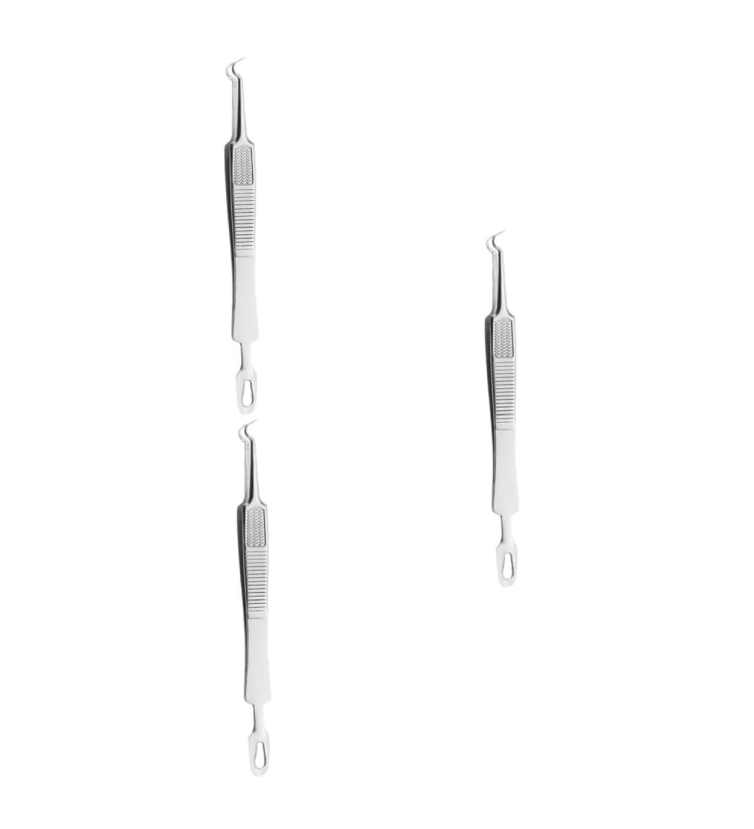 Beavorty 9 pcs Kit Remover Blackheads Stainless Pimple Curved for Blemish Steel Extractor Blackhead Tool - Buy Online on GoSupps.com