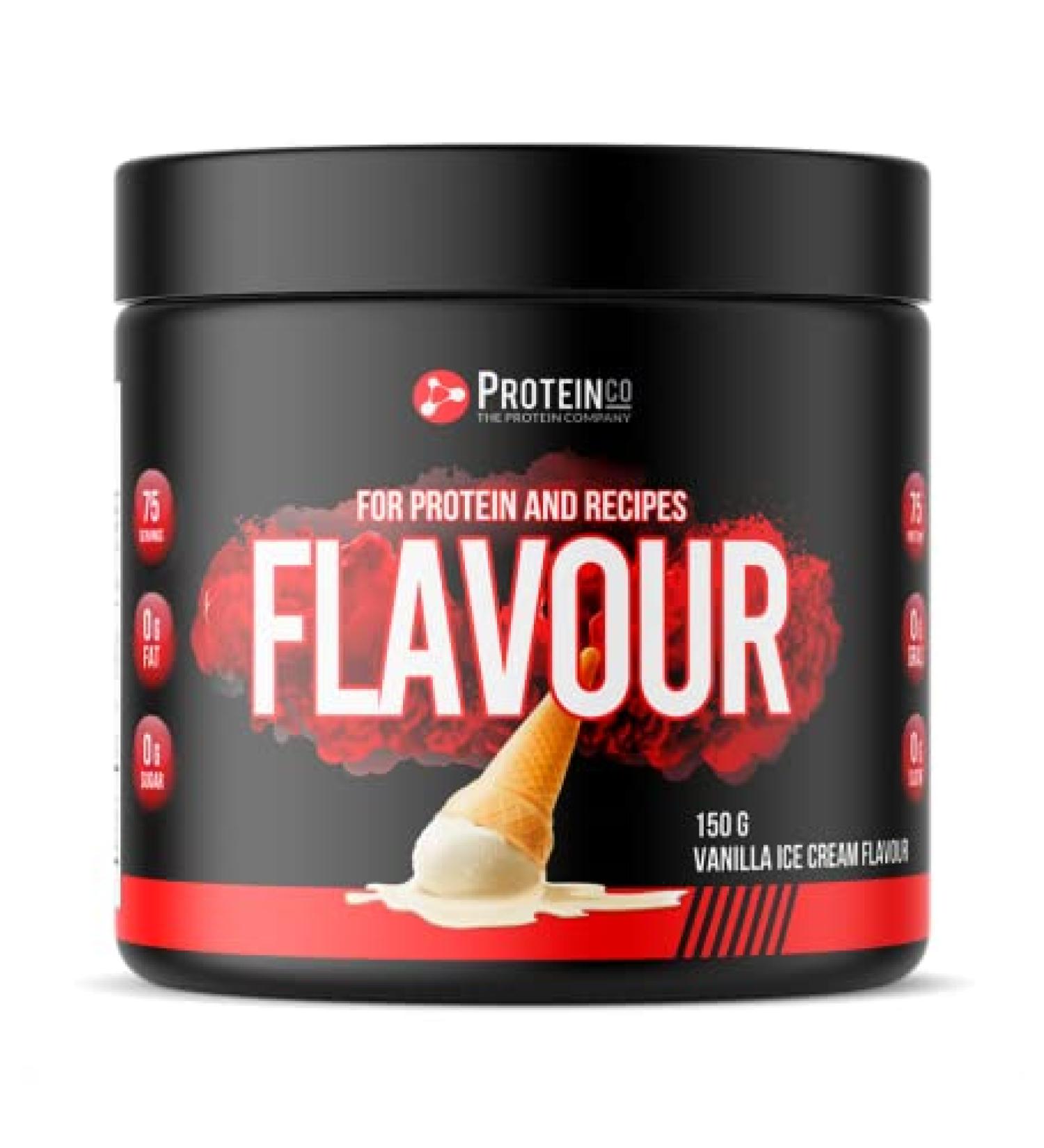 ProteinCo | Flavour Pack | Sugar Free | Protein & Recipes | (Vanilla Ice Cream)
