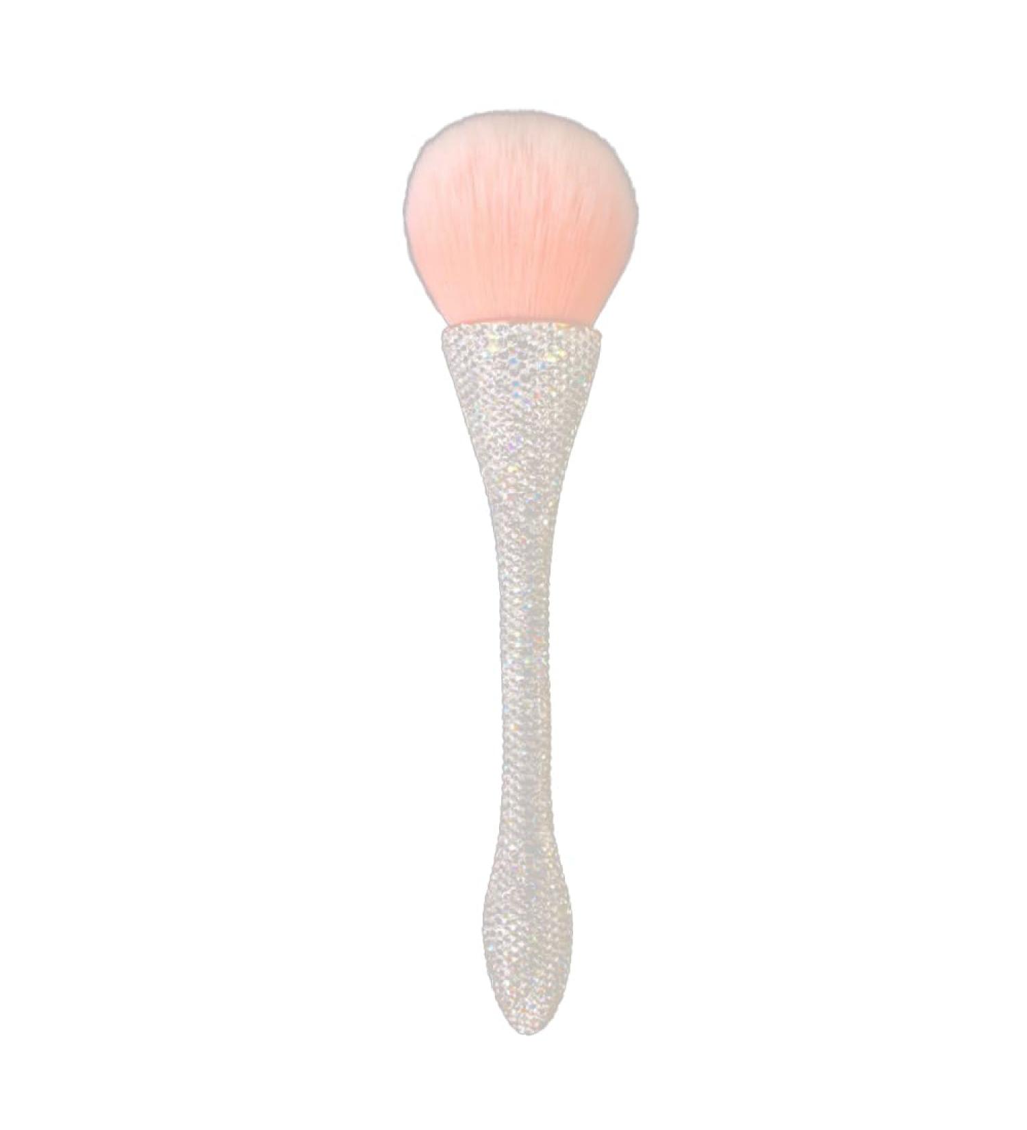 Shiny Rhinestone Makeup Brush - Portable Bling Crystal Tool for Professional Cosmetics & Face Makeup | Ideal for Foundation & Concealer - Buy Online on GoSupps.com
