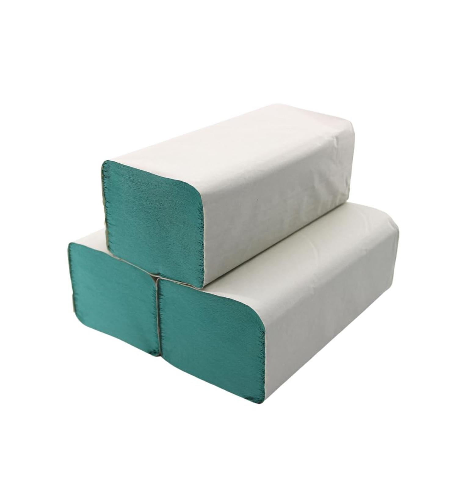 EnPack Pakla 5000 Green ZZ Fold Paper Towels - 25x23 cm 1-Layer Disposable Universal Cleaning Towels - Buy Online on GoSupps.com