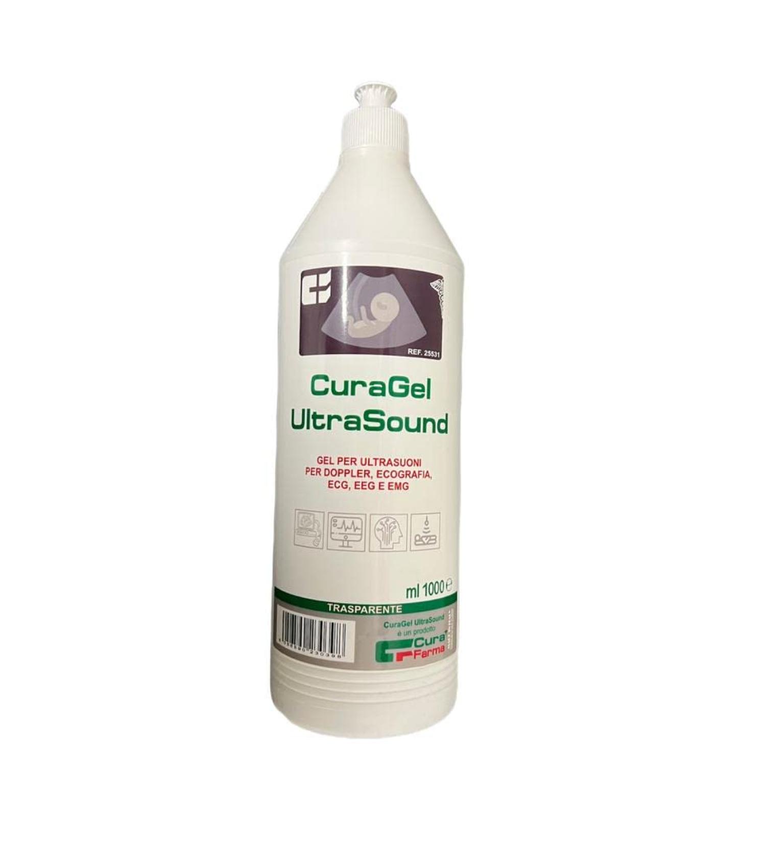 Cura Farma Ultrasound Gel - 3 Bottles (1 kg each) - Transparent Ultrasound Gel - Perfect for Medical & Aesthetic Use - Buy Online on GoSupps.com