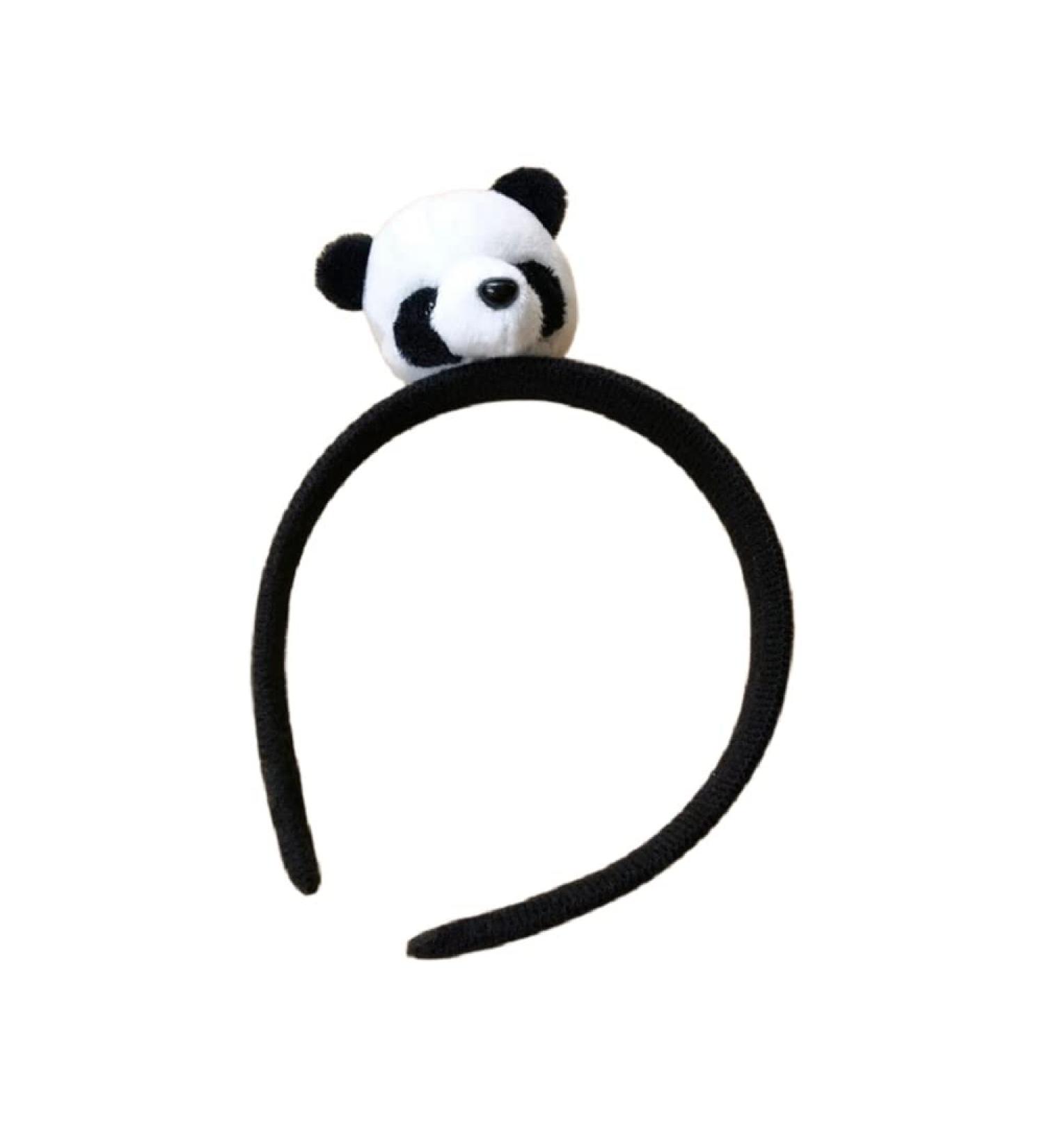 3 Pack Panda Head Hair Kits - Plush Doll Hair Accessories for Girls - Buy Online on GoSupps.com