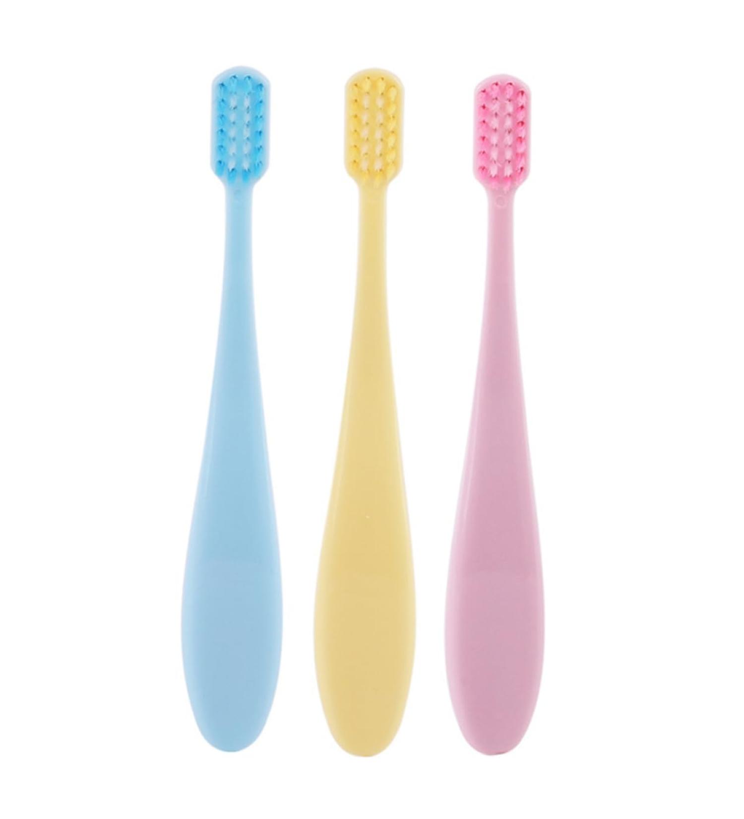 Mobestech Kids Travel Toothbrush Set - Soft Fur Manual Tongue Scraper for Whitening & Mouth Cleaning - Buy Online on GoSupps.com