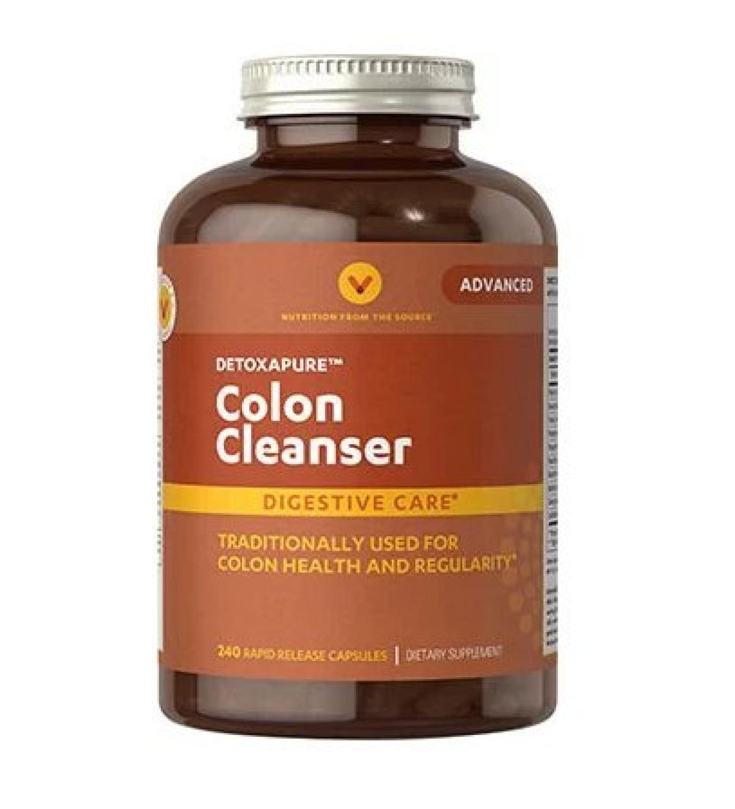 Vitamin World Detoxapure Advanced Colon Cleanser Digestive Care 240 capsules