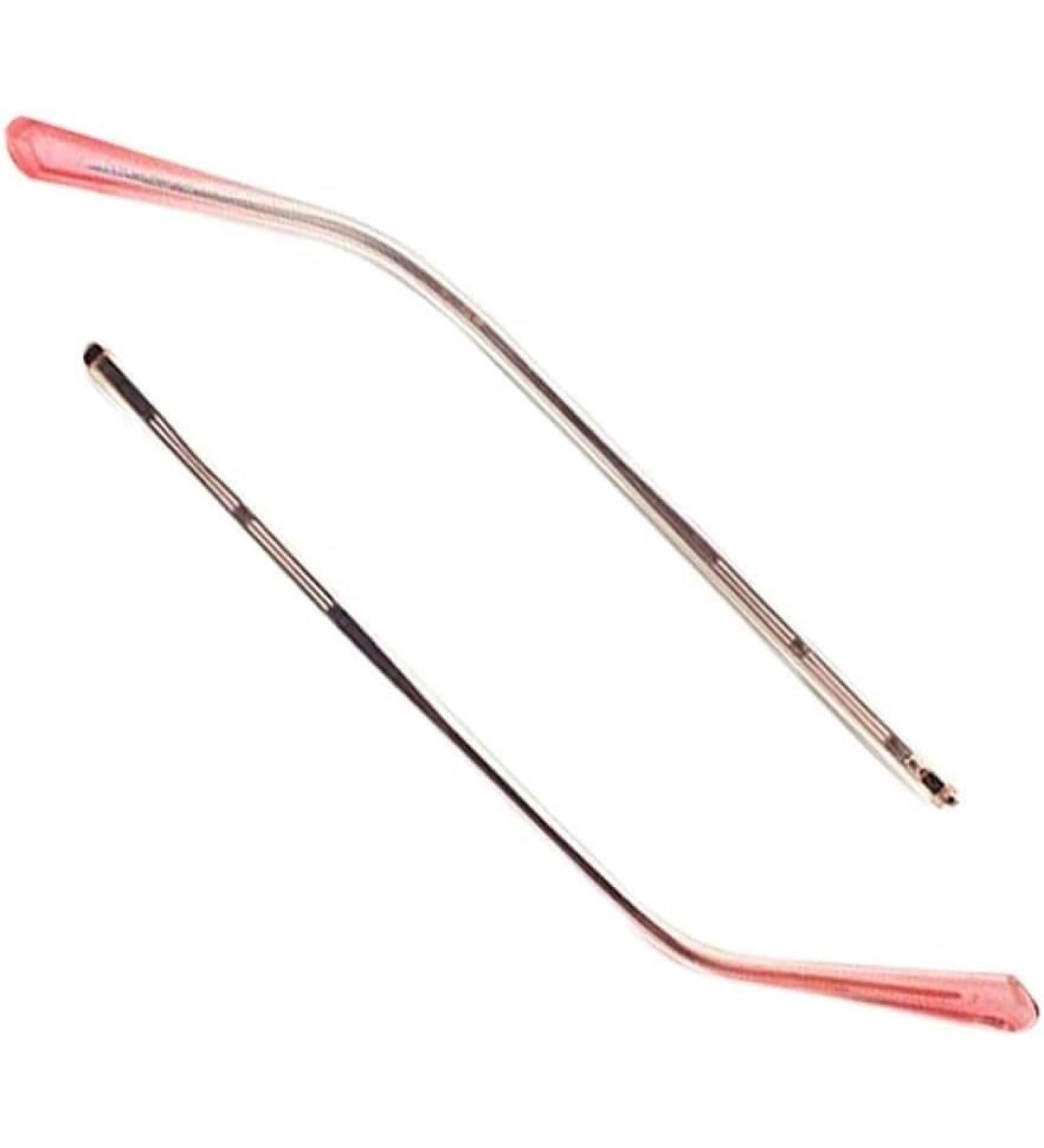 DeeboW Glasses Replacement Temples - Plastic & Metal Parts - Rose Gold 1.2mm Thickness - Global Shipping Available - Buy Online on GoSupps.com