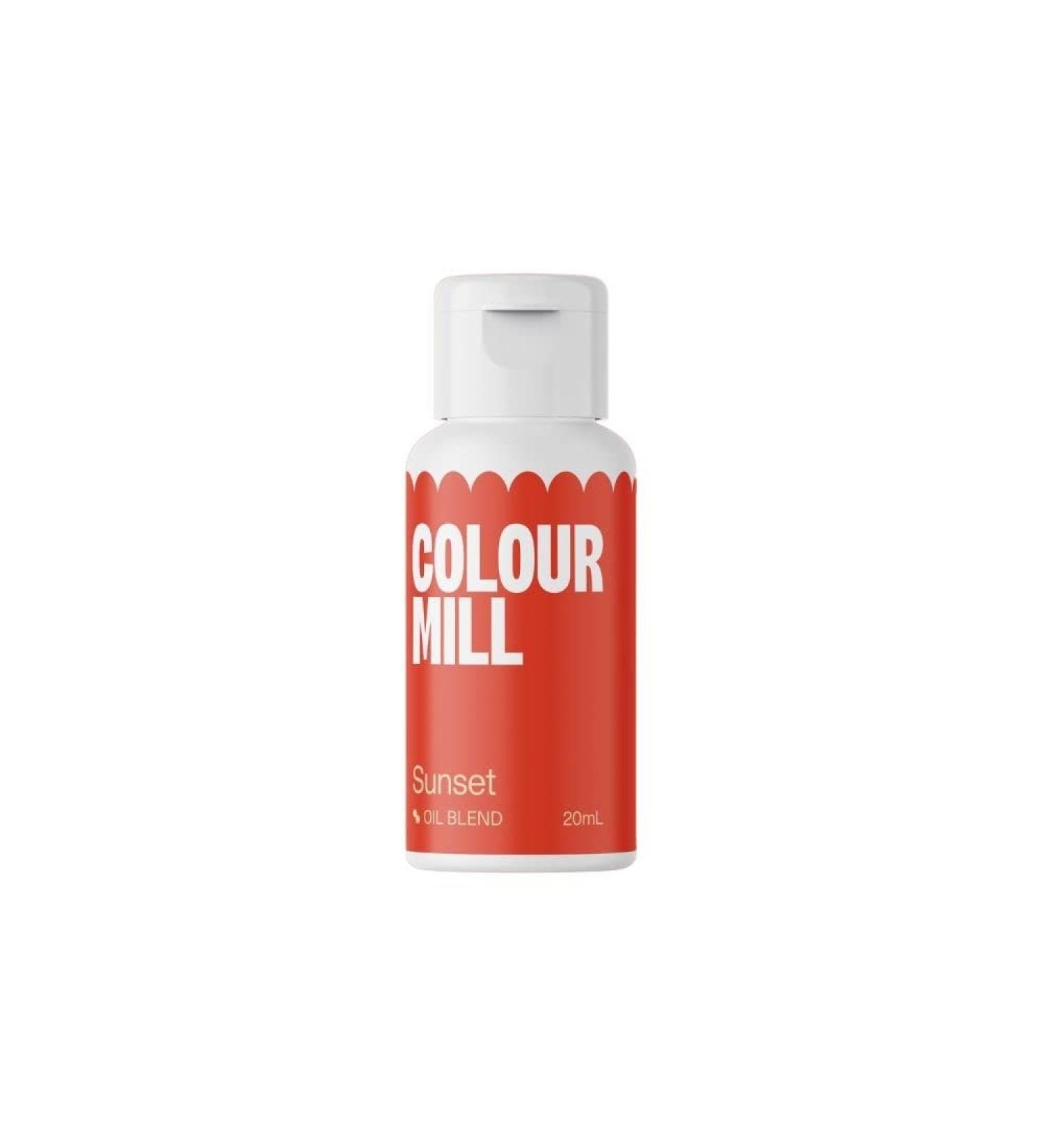 Colour Mill Food Colouring - Sunset Orange Food Colouring 20ml - Perfect for Cake Baking - Premium Oil Based Edible Food Colouring Liquid - Vegan Food Colouring - Gluten Free - Buy Online on GoSupps.com