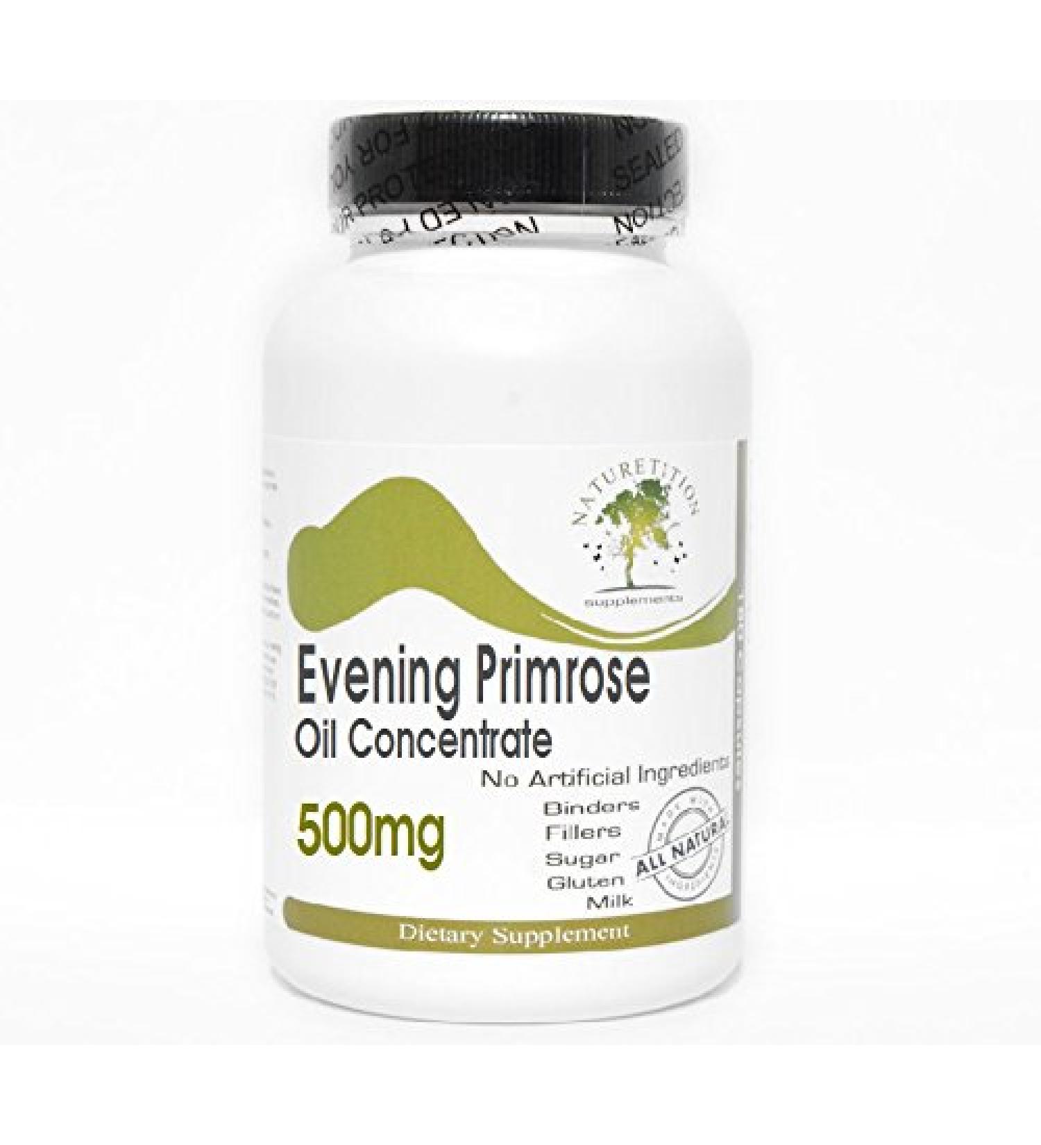 Evening Primrose Oil Concentrate 500mg // 100 Capsules // Pure // by PureControl Supplements
