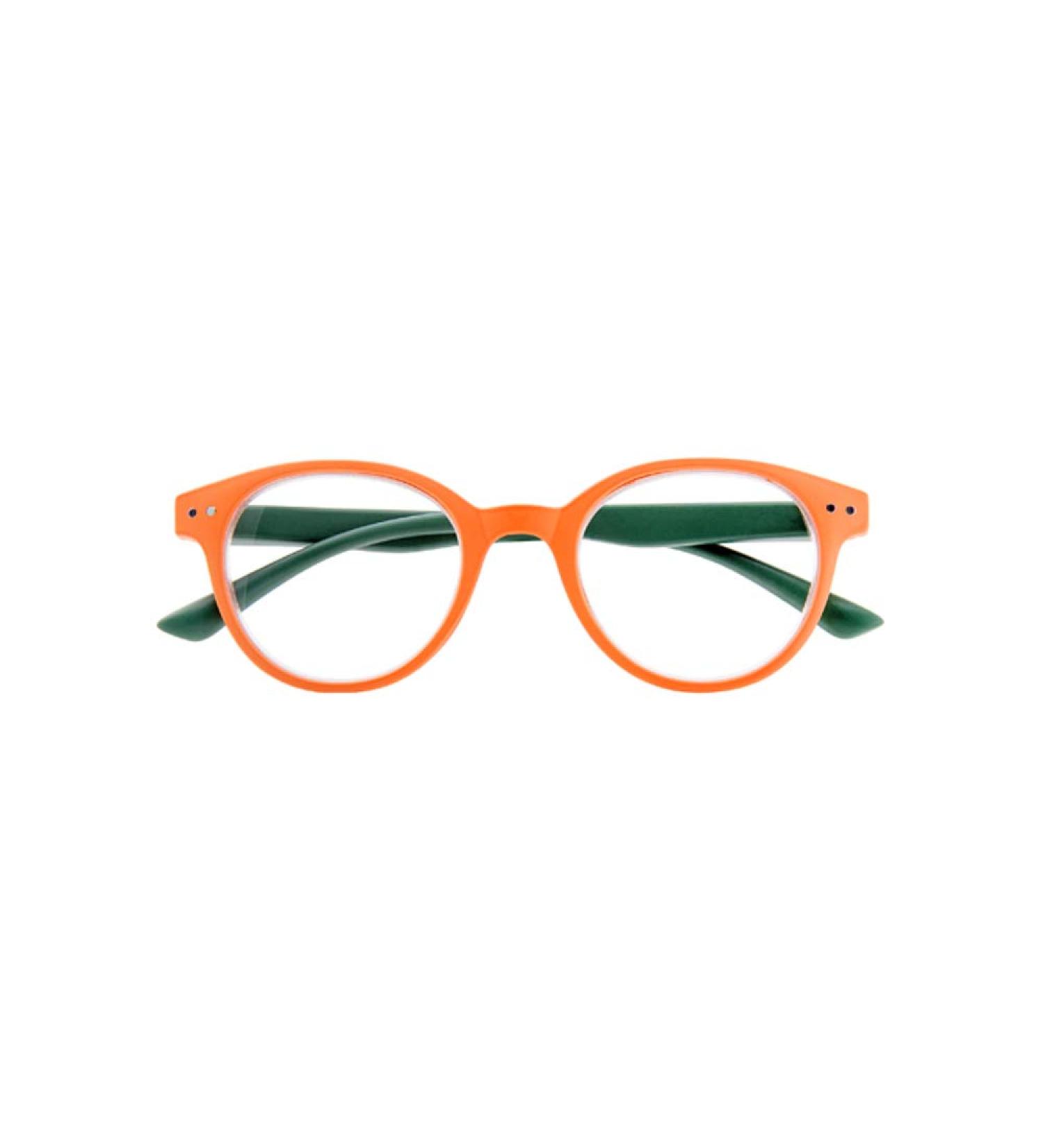 El Charro reading glasses model Pennsylvania orange/green diopters +2-1 product