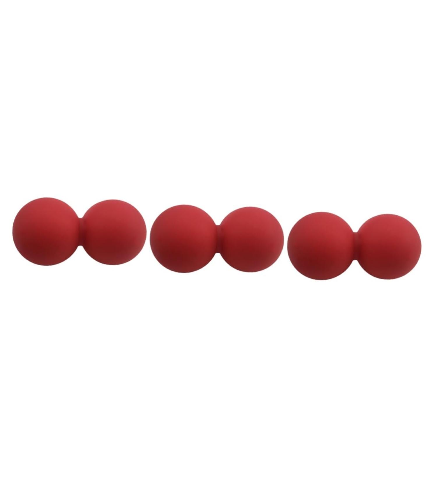 Ultechnovo 3-in-1 Peanut Massage Ball - Silicone Lacrosse Roller for Muscle Relief & Yoga Fitness - Buy Online on GoSupps.com
