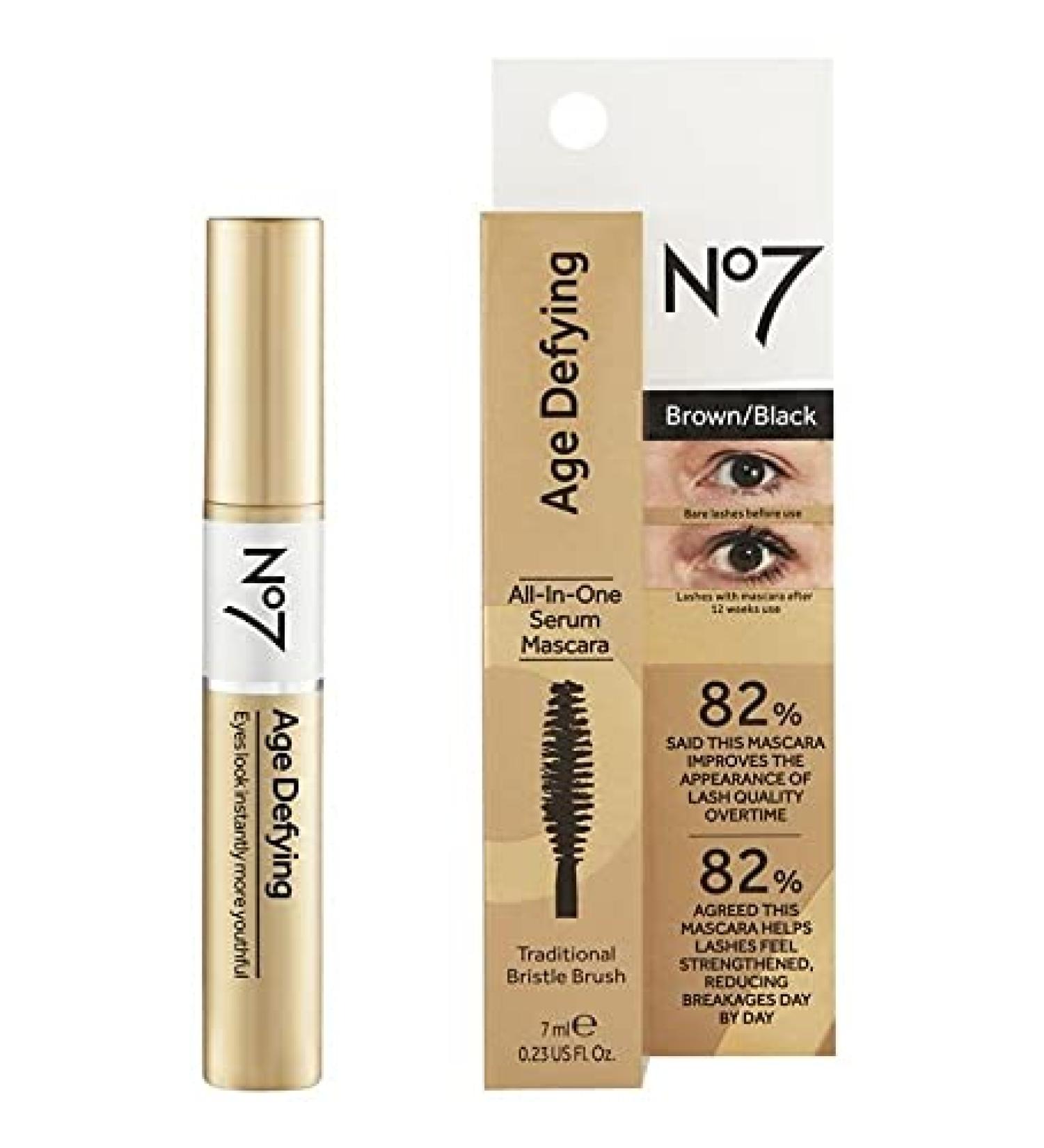 No7 No.7 Age Defying S rum tout-en-un Marron/noir 7 ml