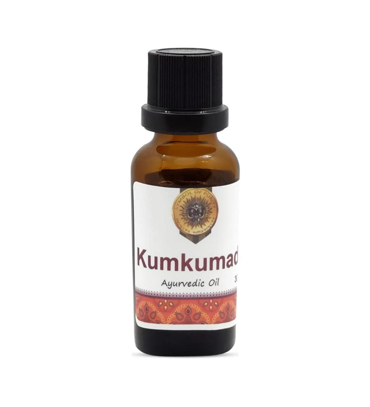 Ayumantra Organic Kumkumadi (Crocus Sativus) Oil - Beauty face Oil - 30ml - Buy Online on GoSupps.com