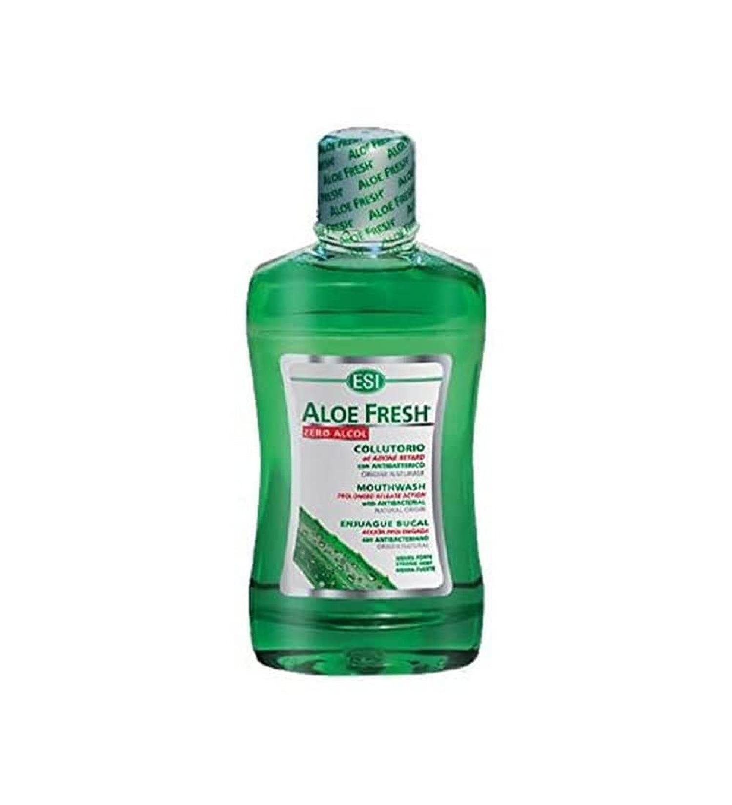 Aloe Fresh Colutorio Zero S/Al 500ml - Natural Oral Care Alcohol-Free Mouthwash for Fresh Breath - International Shipping Available - Buy Online on GoSupps.com