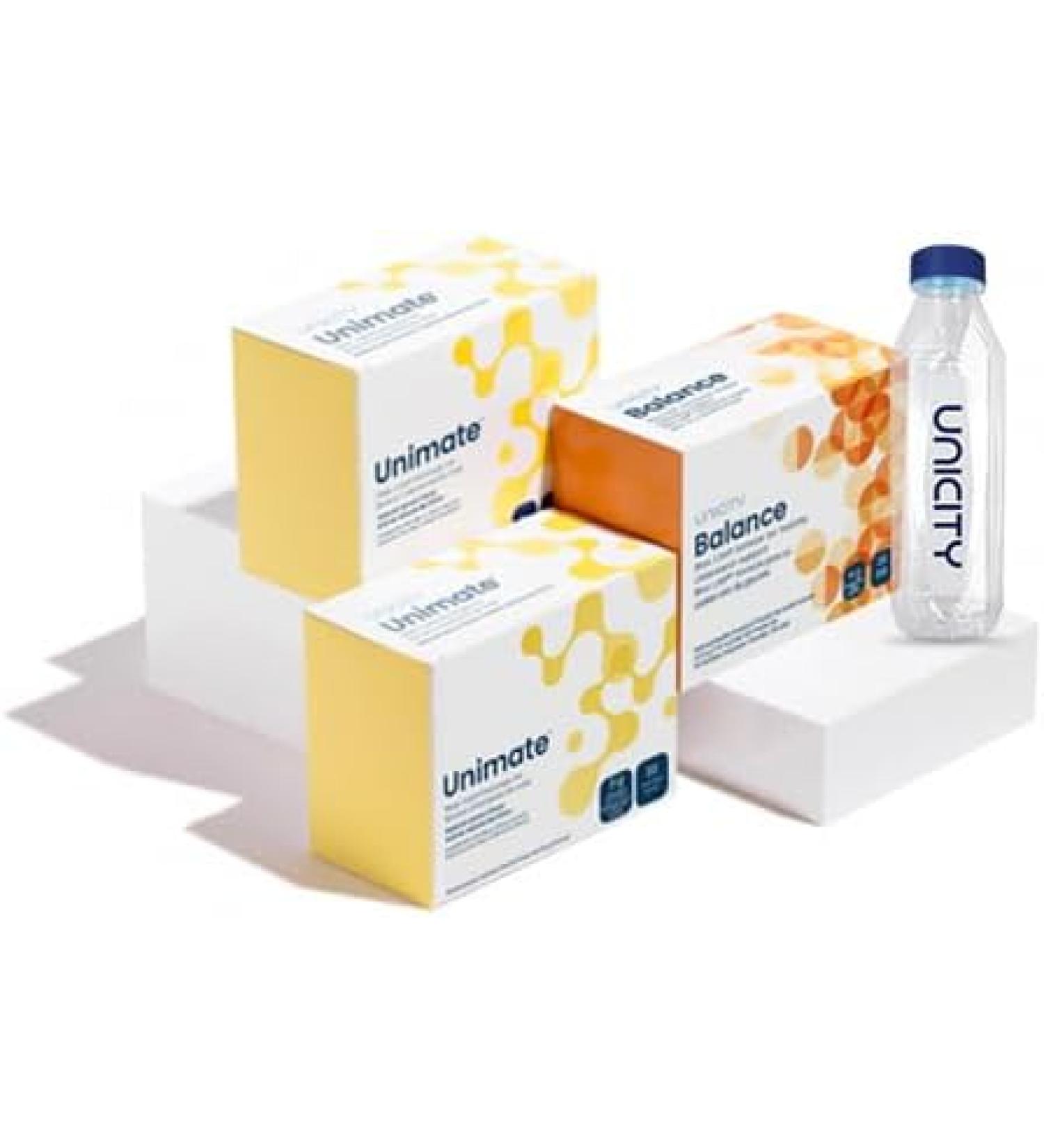 Unicity Feel Great System - Lemon Unimate 60 Pack and Orange Balance 30 pack 30-Day Supply - Buy Online on GoSupps.com
