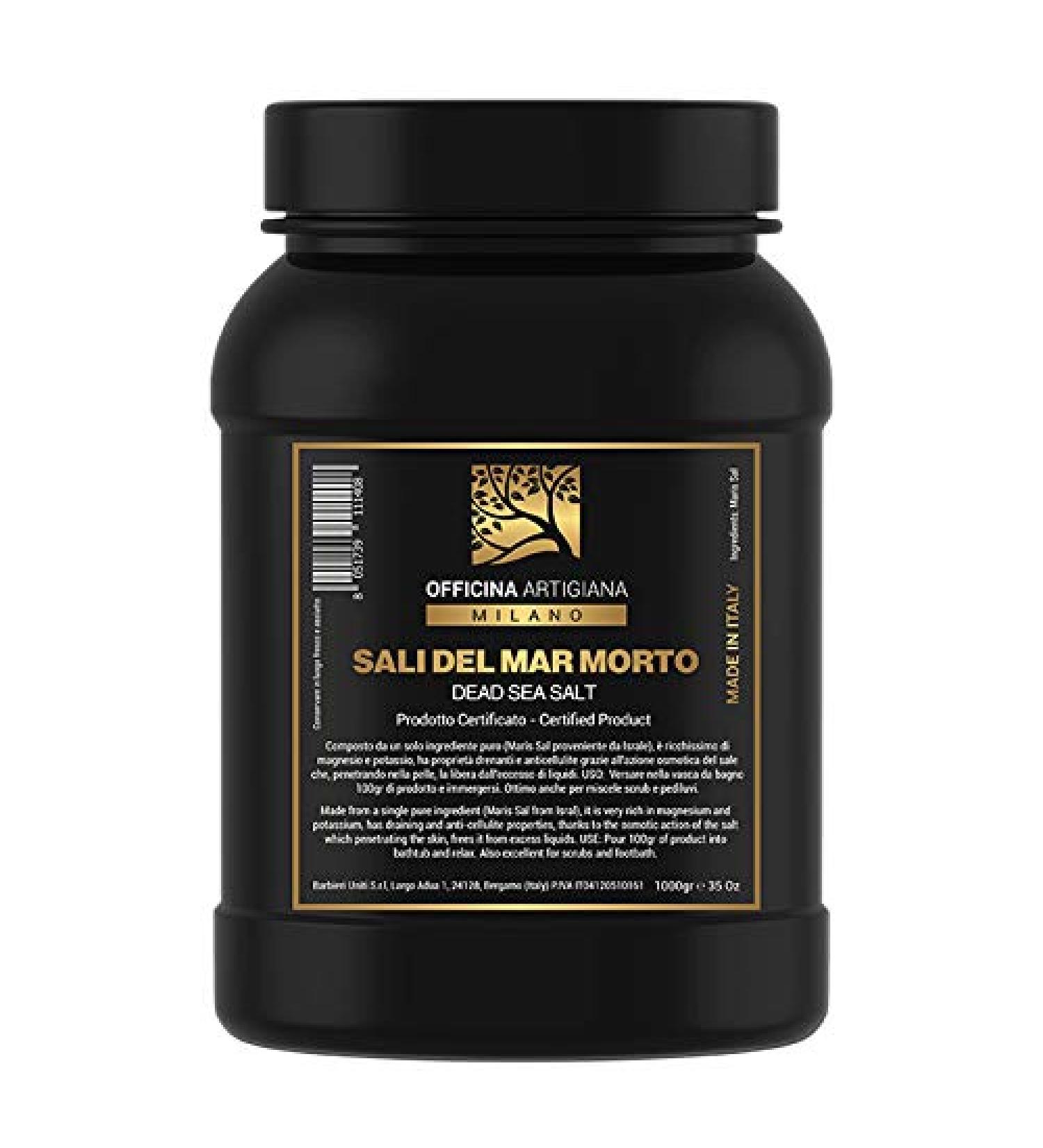 OFFICINA ARTIGIANA MILANO Dead Sea Salt Made in Italy 1000 ml