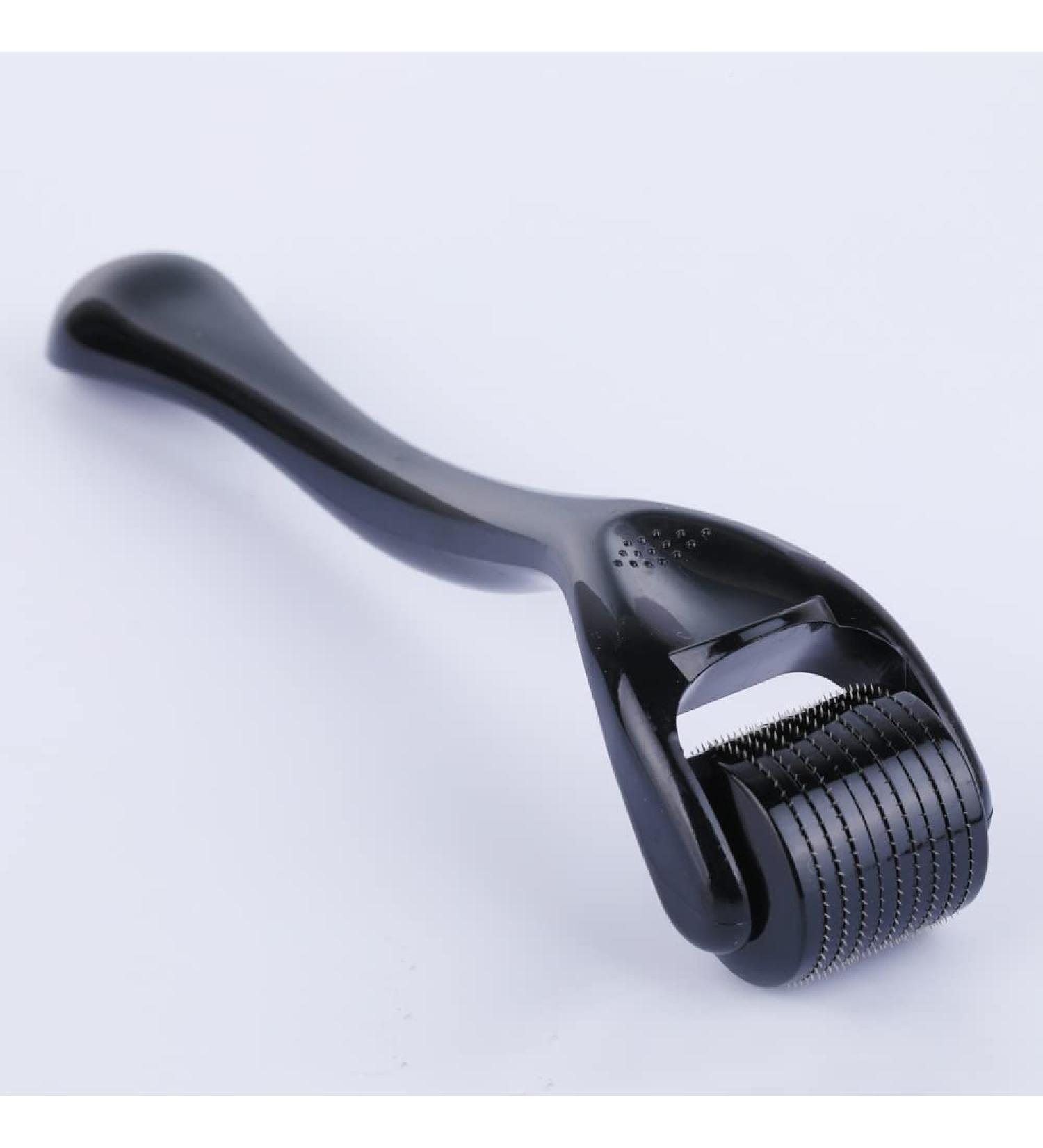 Derma Roller for Hair & Beard Growth - 540 Pins Titanium Microneedling Roller Beard Dermaroller for Face Body Scalp Men Women (0.3mm) - Buy Online on GoSupps.com