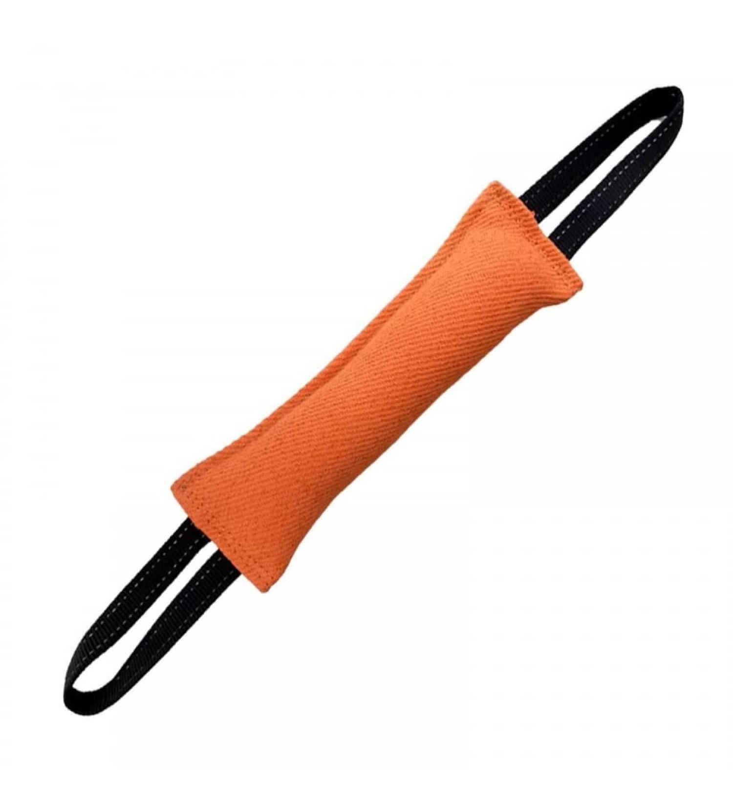 Buy Dongker Bite Sausage for Dogs - 30cm Tug Toy with Loops for K9 Training | Durable & Safe Orange Design - Buy Online on GoSupps.com