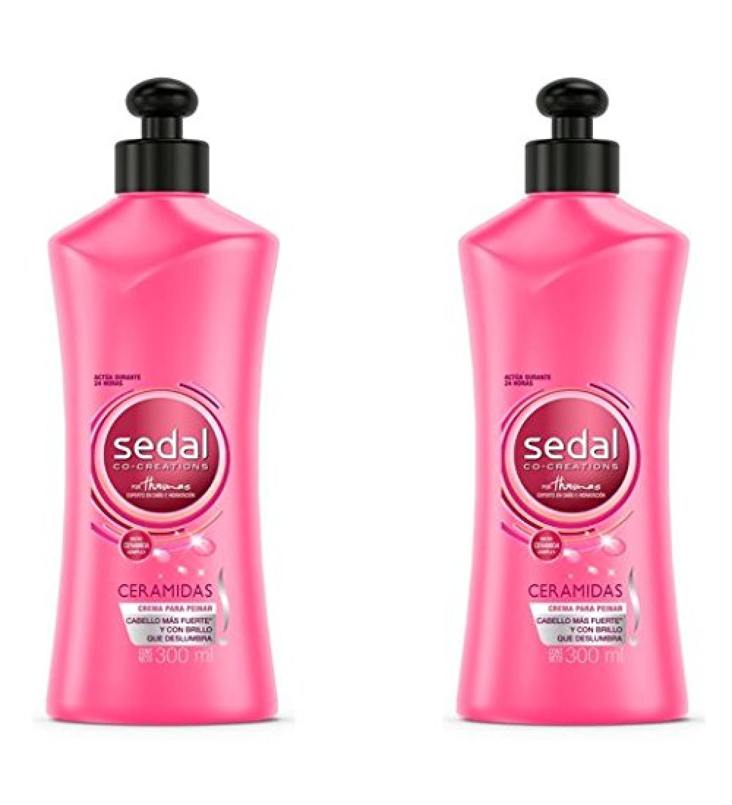 Sedal S.O.S. Ceramides with Micro Ceramides Hair Styling Cream 300 ml (2 pack) 10.14 Fl Oz (Pack of 2)