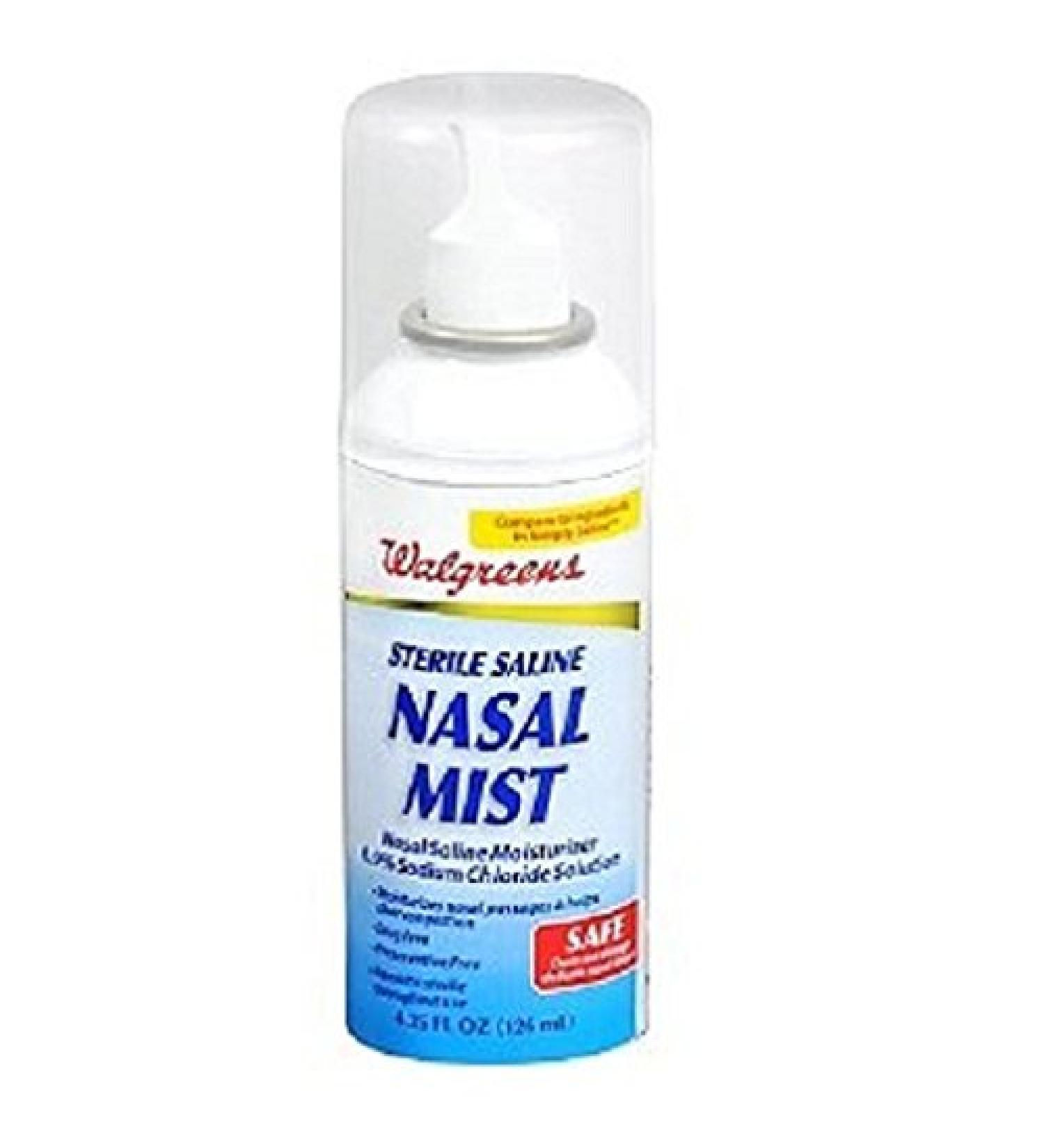 Walgreens Sterile Saline Nasal Mist 4.25 Ounces by Walgreens