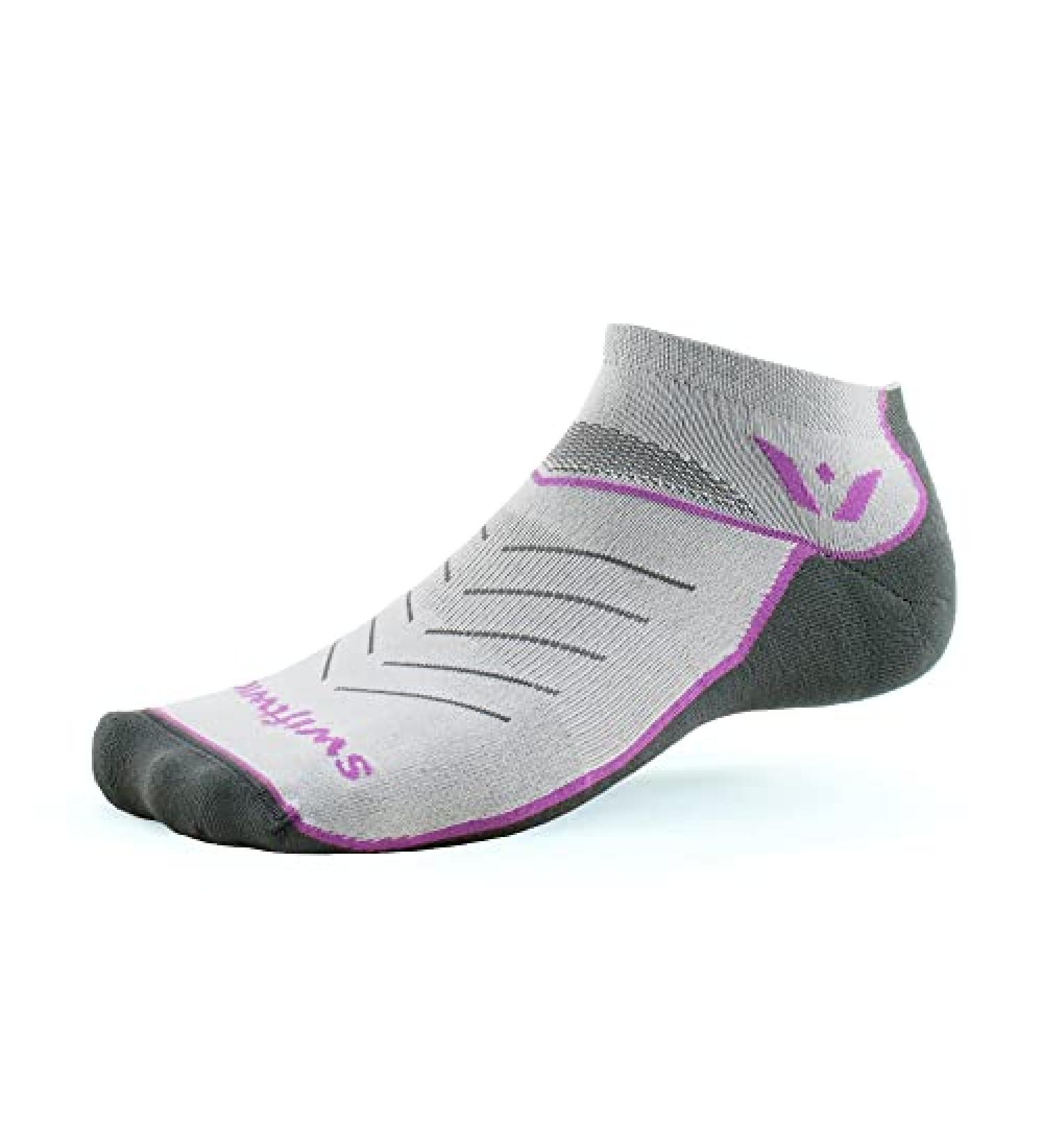 Swiftwick VIBE ZERO Trail & Road Running Socks - Medium Purple - Buy Online on GoSupps.com