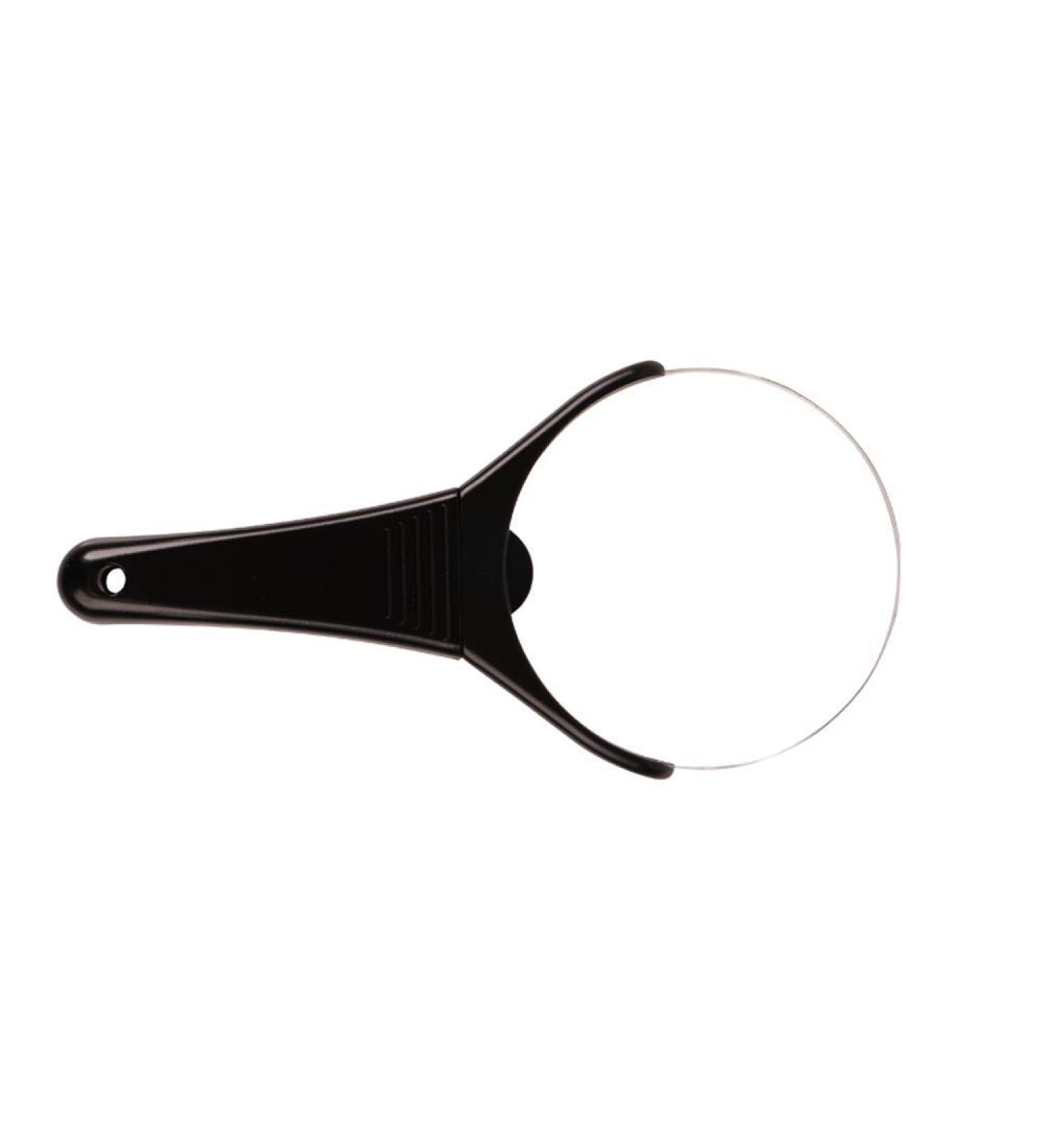 Frameless Handheld 3 Times Magnifying Glass Easy to Read and Browse Office Learning Good Times - Buy Online on GoSupps.com