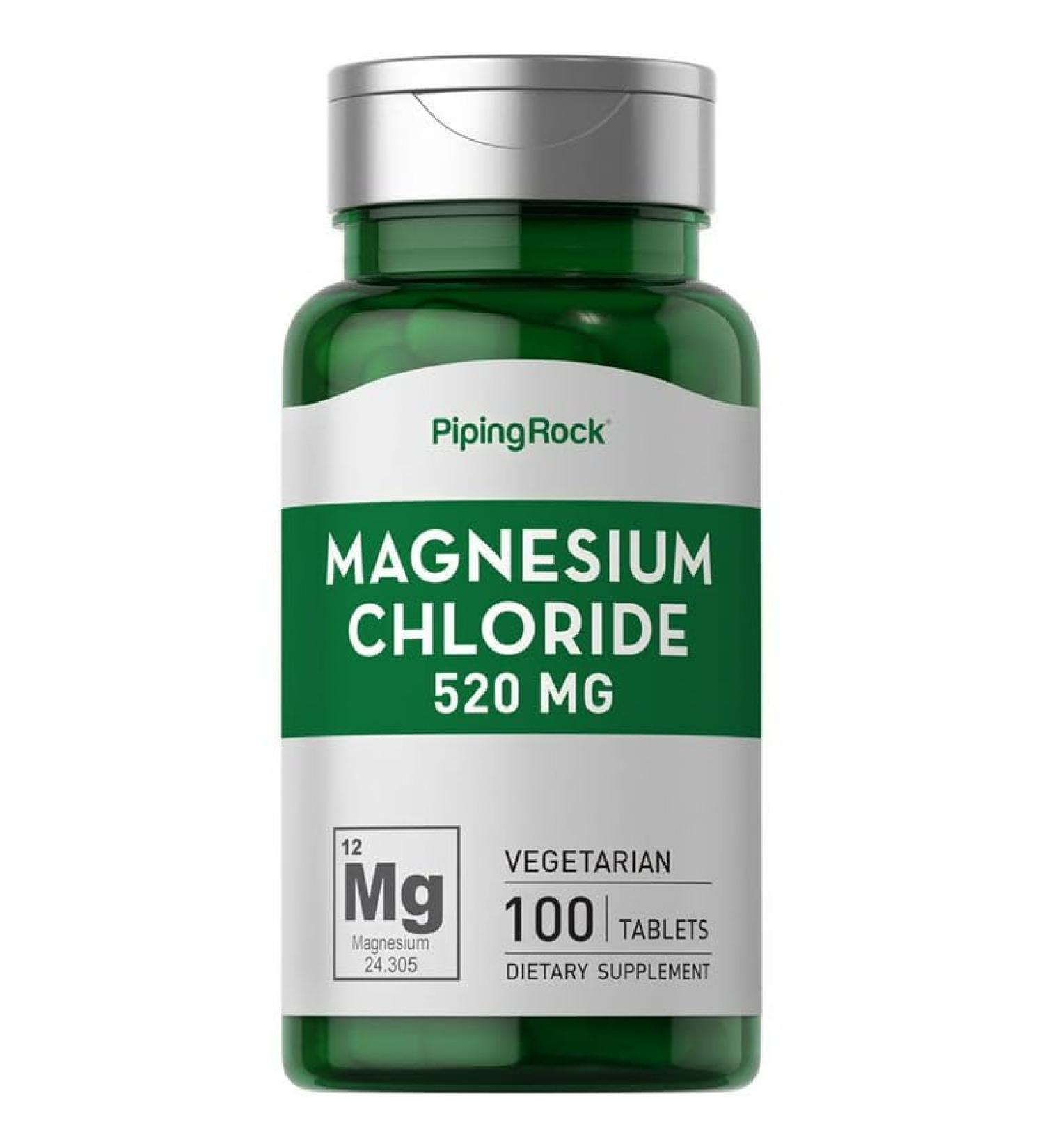 YHN Magnesium Chloride 520mg Capsules - 100 Vegetarian Tablets - Buy Online on GoSupps.com
