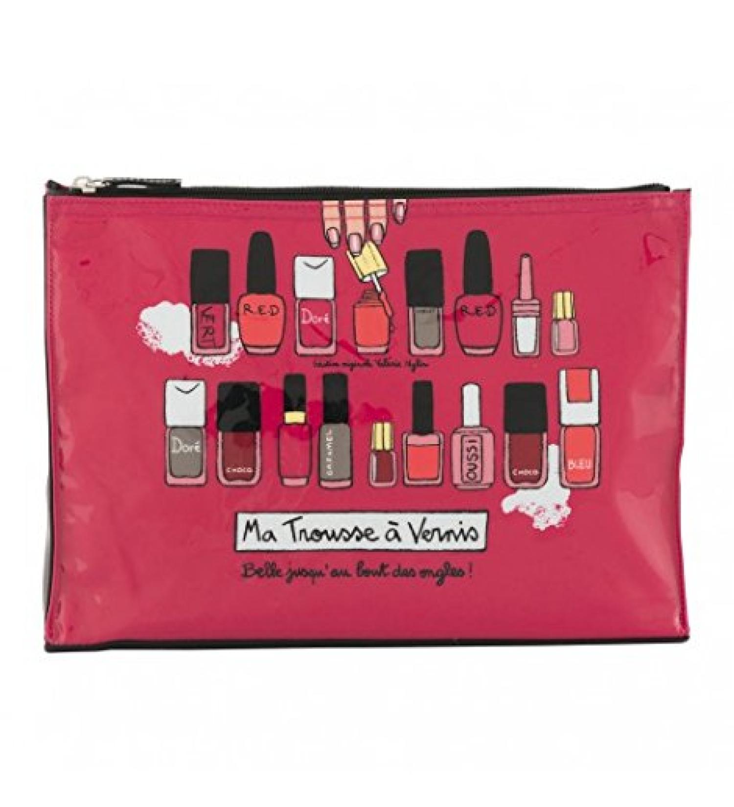 Trousse vernis Celia Jusqu'au - rose