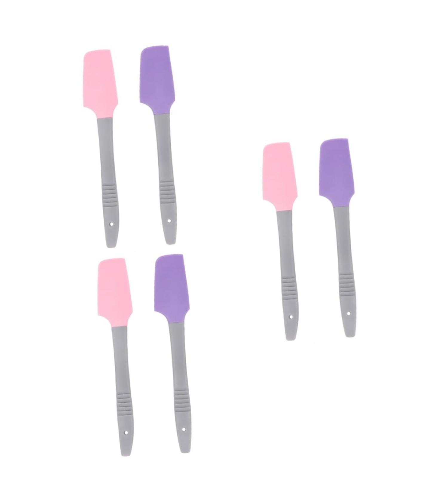 Beavorty 6 STK Non-Stick Silicone Wax Spatula Set for Face & Body Cream Durable Heat Resistant & Easy to Clean - Buy Online on GoSupps.com