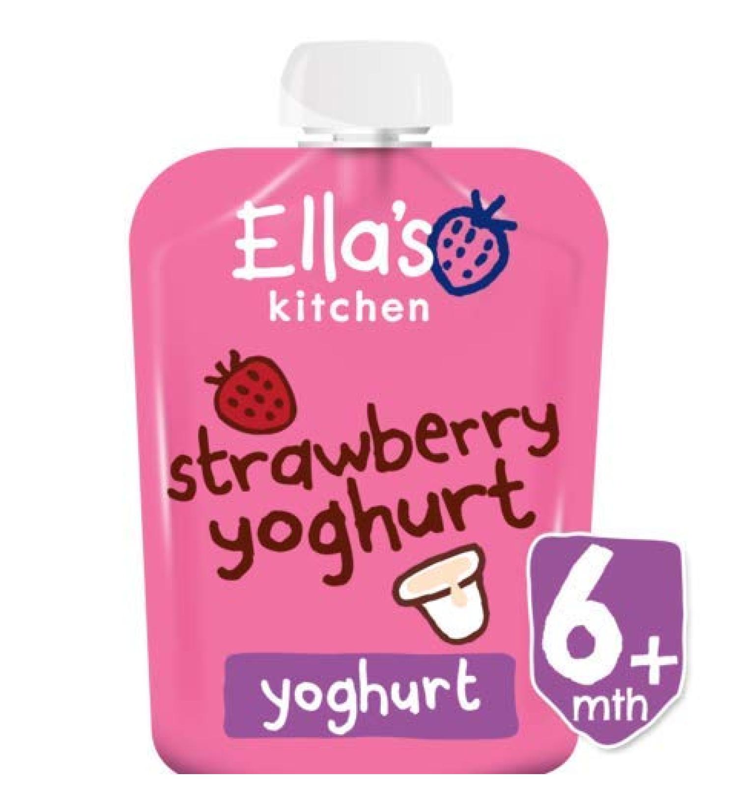 Ella'S Kitchen | Greek Yoghurt & Strawberries | 1 X 90G