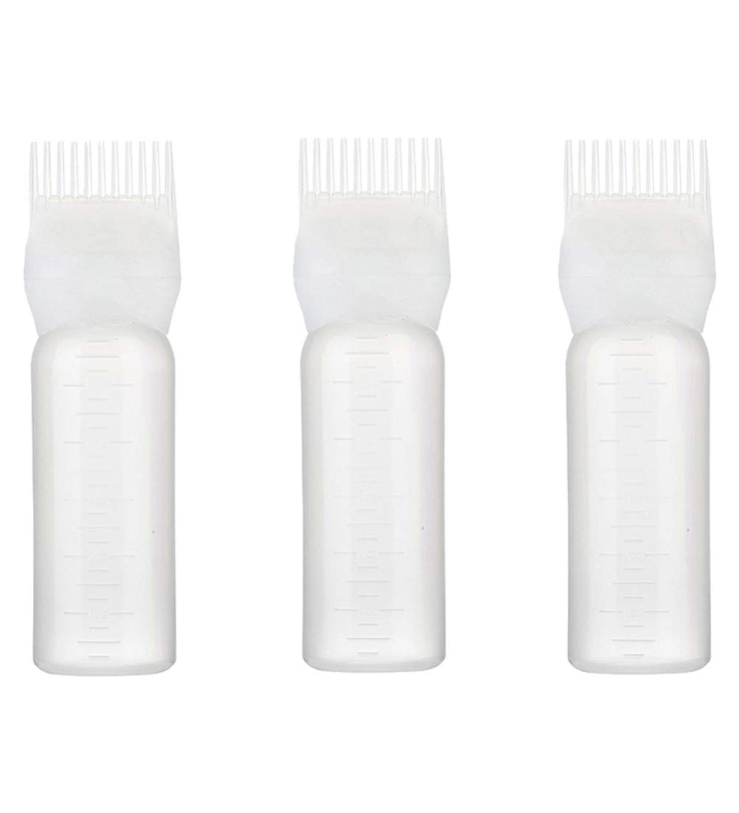 Beaupretty Root Comb Applicator Bottle - Hair Dye Brush with Graduated Scale (3pcs) - Buy Online on GoSupps.com